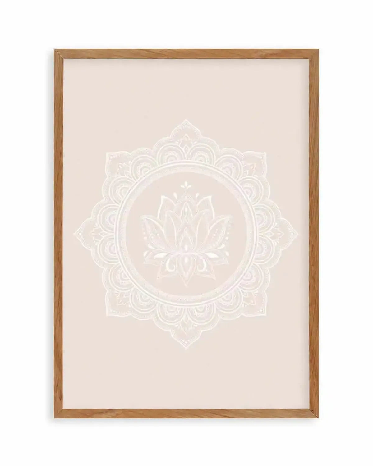 Bohemian Lotus | Mandala Art Print from Olive et Oriel where you can shop wallpaper and artworks online