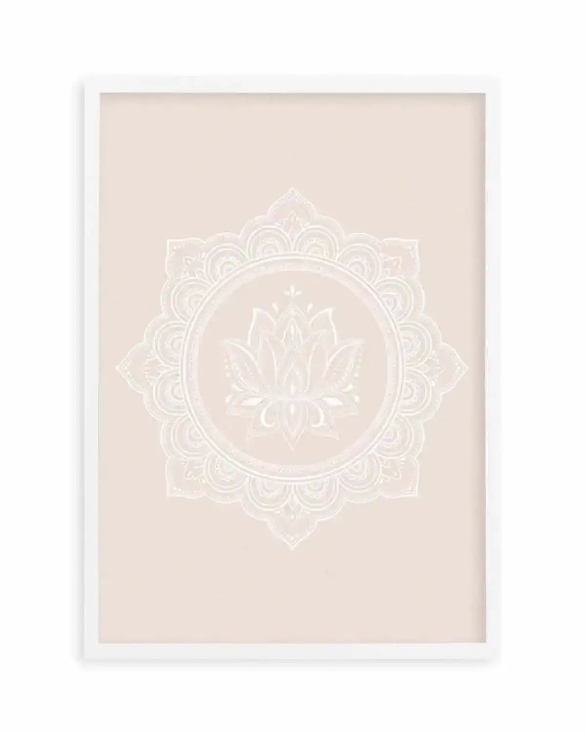 Bohemian Lotus | Mandala Art Print from Olive et Oriel where you can shop wallpaper and artworks online