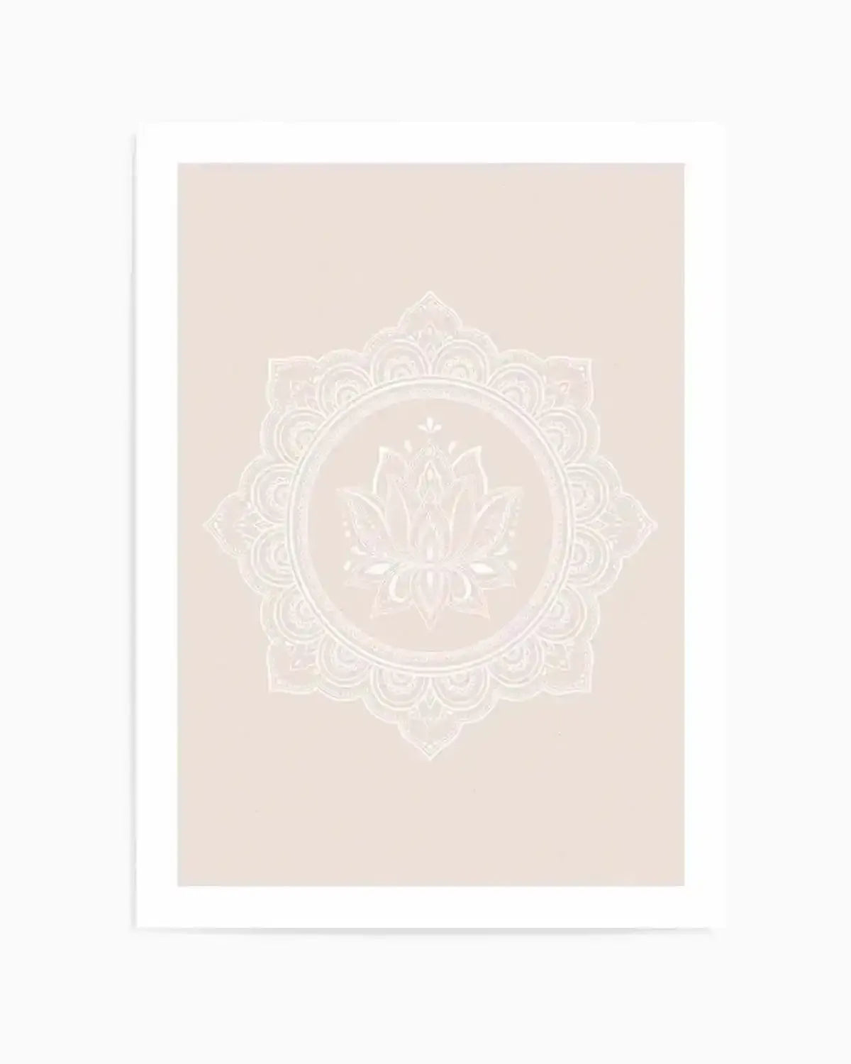 Bohemian Lotus | Mandala Art Print from Olive et Oriel where you can shop wallpaper and artworks online