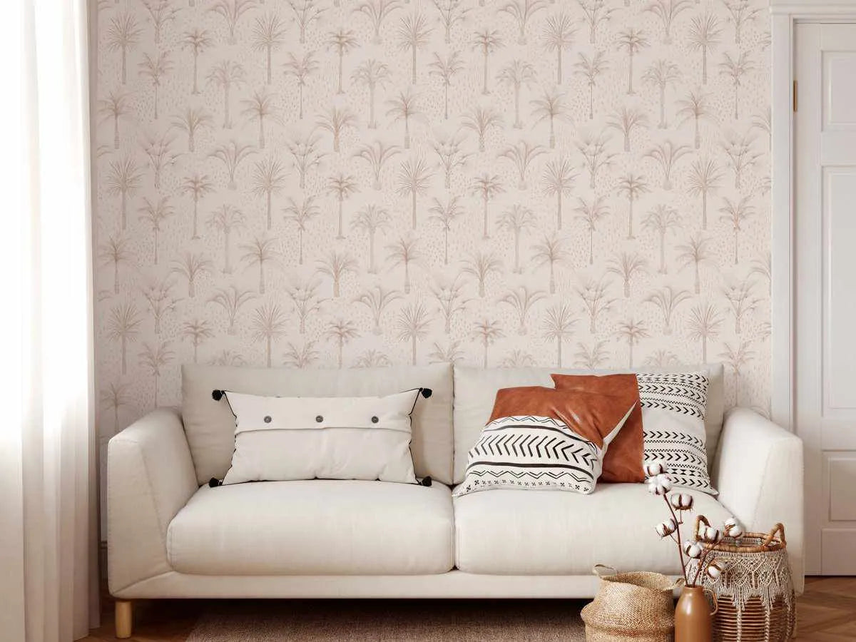 Bohemian Palms Wallpaper-Wallpaper-Buy Kids Removable Wallpaper Online Our Custom Made Children√¢‚Ç¨‚Ñ¢s Wallpapers Are A Fun Way To Decorate And Enhance Boys Bedroom Decor And Girls Bedrooms They Are An Amazing Addition To Your Kids Bedroom Walls Our Collection of Kids Wallpaper Is Sure To Transform Your Kids Rooms Interior Style From Pink Wallpaper To Dinosaur Wallpaper Even Marble Wallpapers For Teen Boys Shop Peel And Stick Wallpaper Online Today With Olive et Oriel