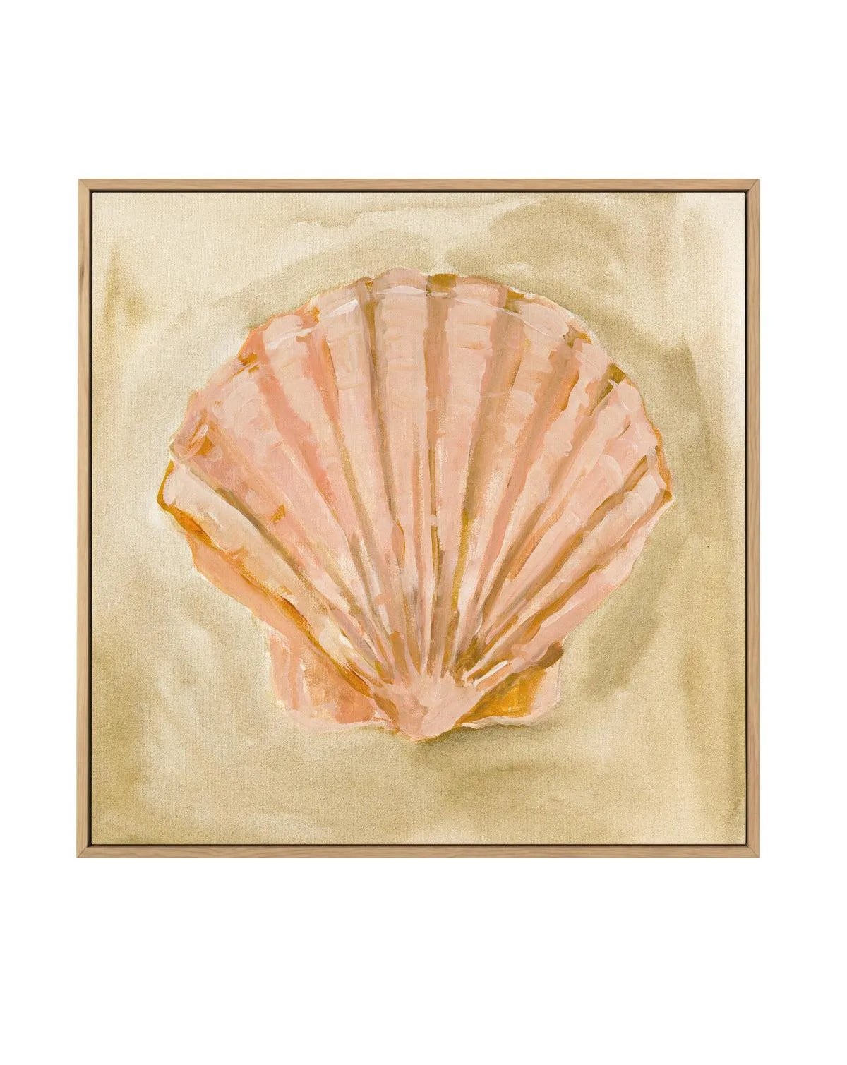 Bohemian Shell II by Natalie Jane | Framed Canvas Art Print from Olive et Oriel where you can shop wallpaper and artworks online