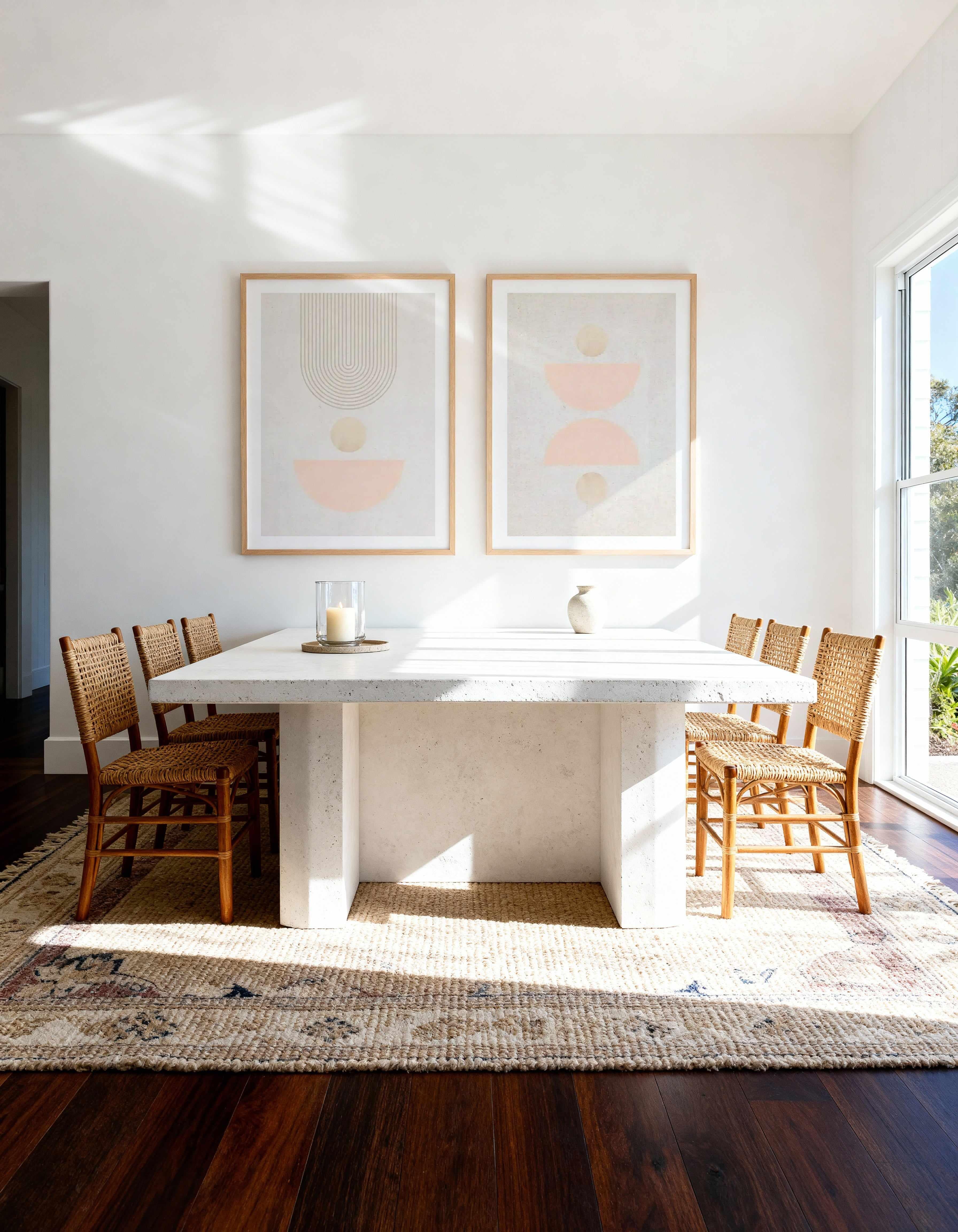 Bohemian Abstract I & II Art Print Set of 2 | Matching Wall Art from Olive et Oriel where you can shop wallpaper and artworks online