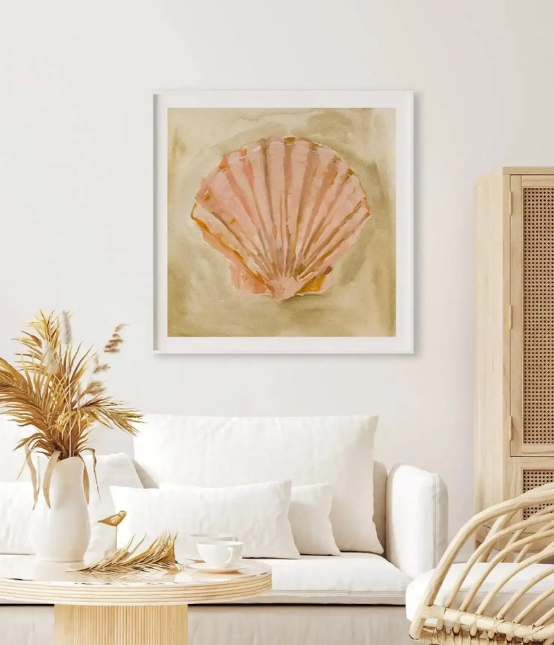 Bohemian Shell II by Natalie Jane Art Print from Olive et Oriel where you can shop wallpaper and artworks online