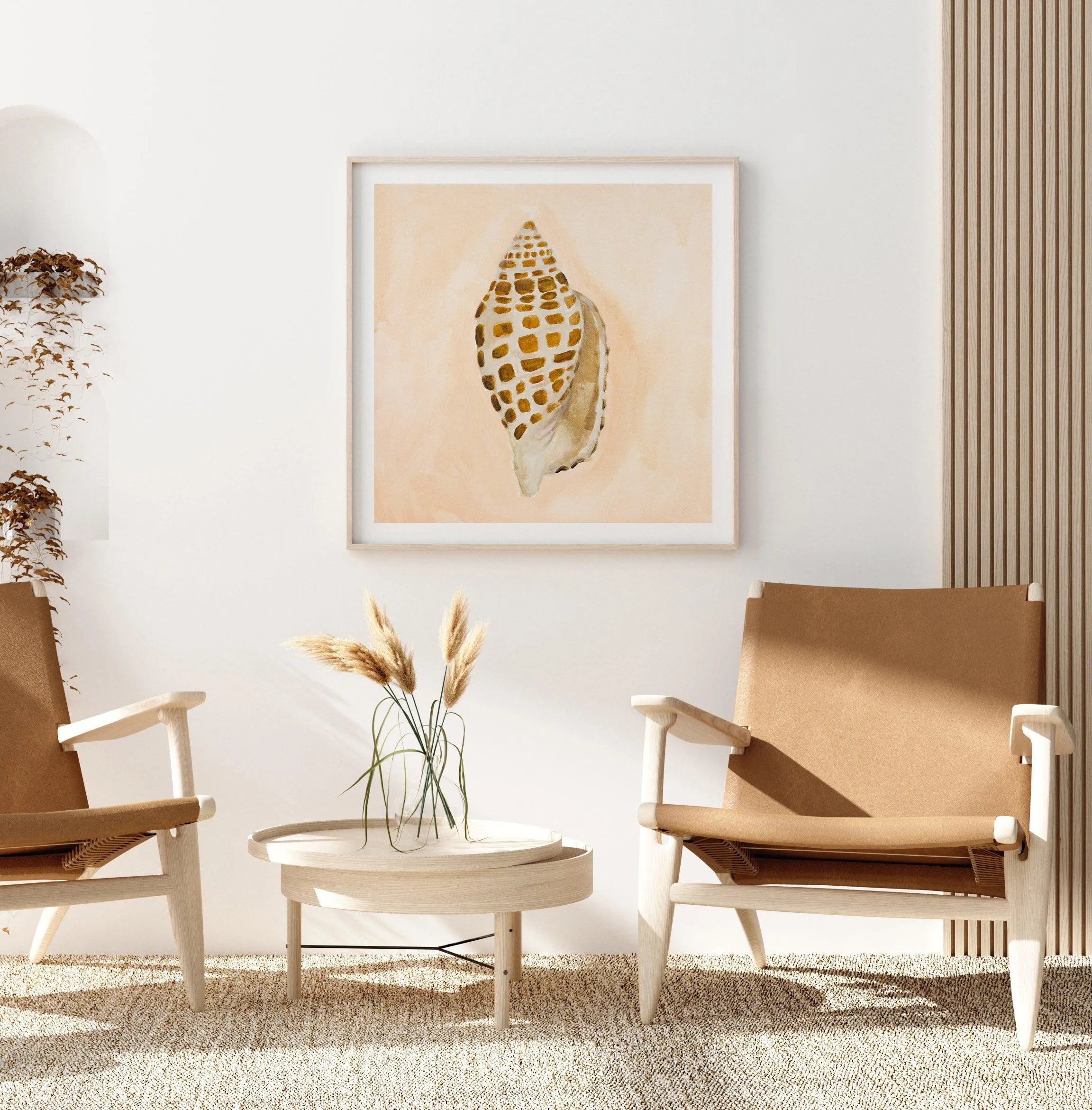 Bohemian Shell I by Natalie Jane Art Print from Olive et Oriel where you can shop wallpaper and artworks online