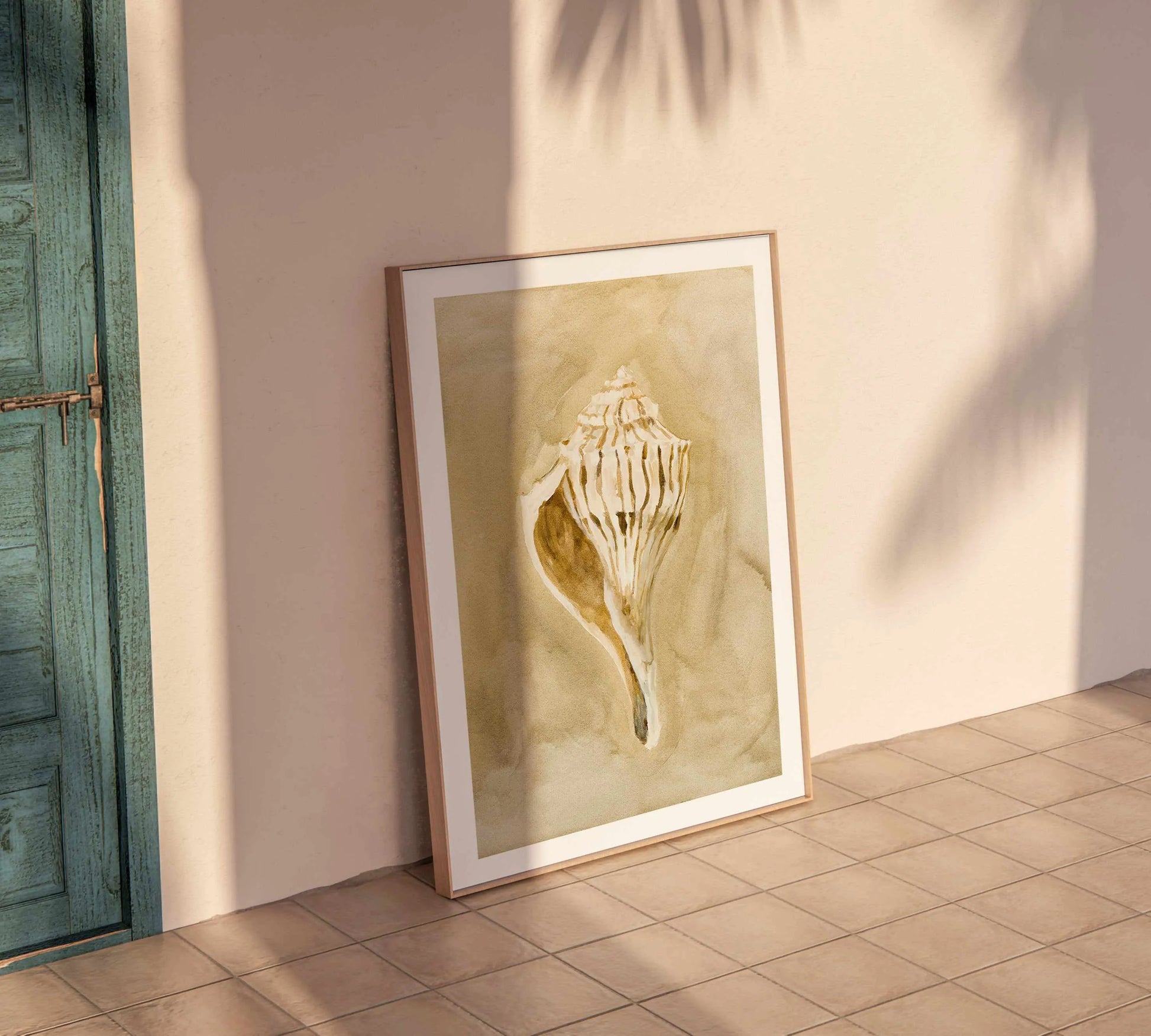 Bohemian Shell V by Natalie Jane Art Print from Olive et Oriel where you can shop wallpaper and artworks online