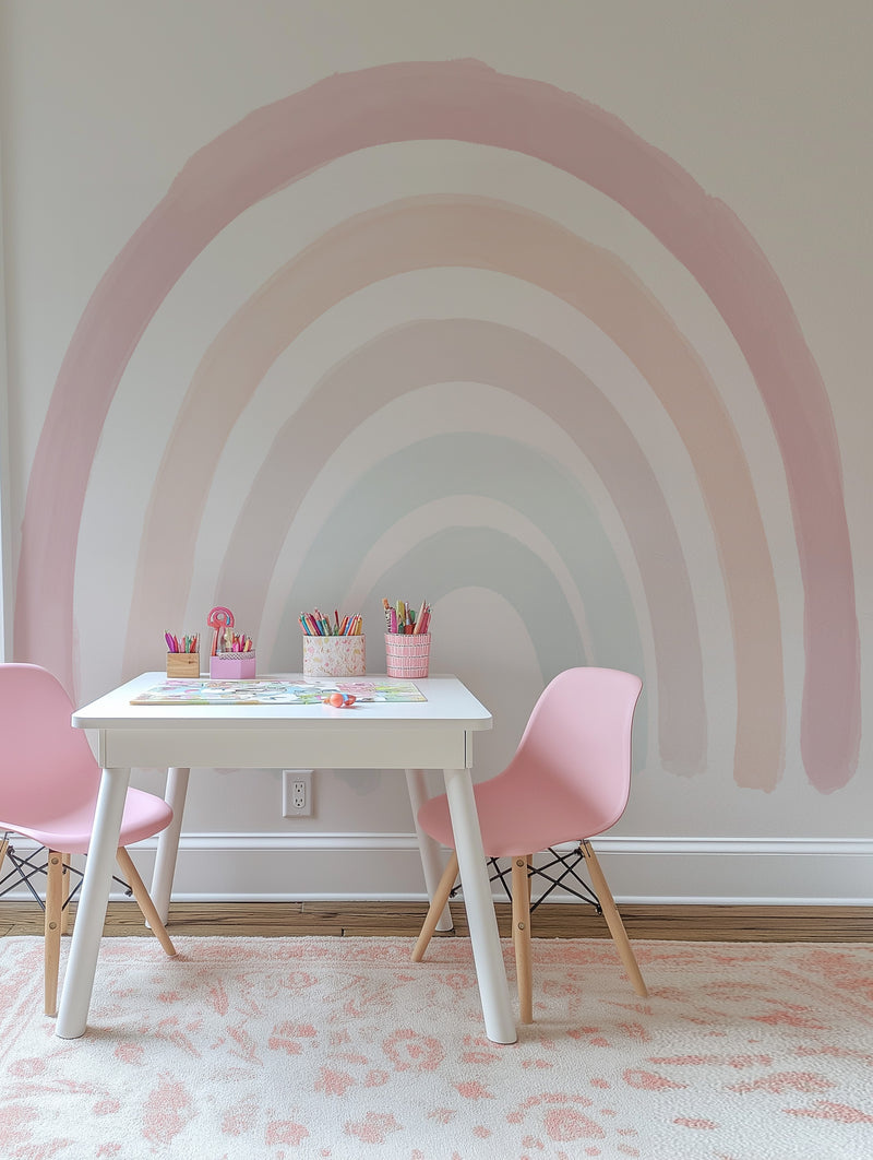 Boho Rainbow Wallpaper Mural