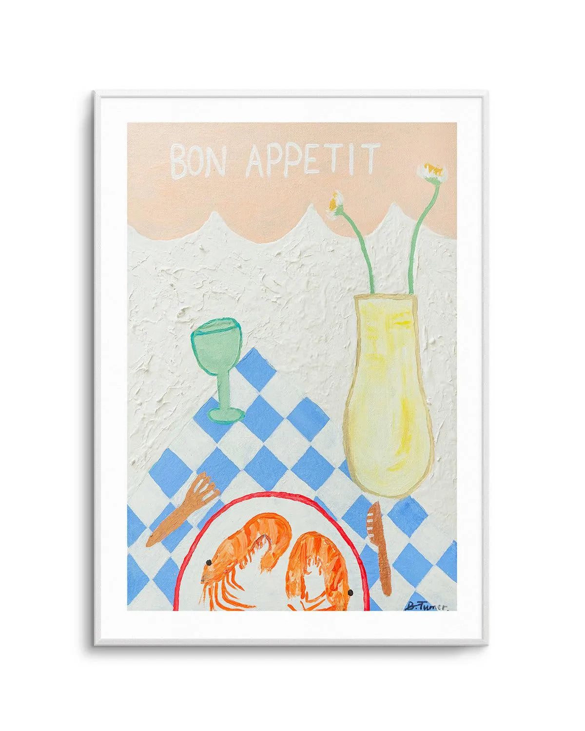 Bon Appetit by Britney Turner Art Print from Olive et Oriel where you can shop wallpaper and artworks online