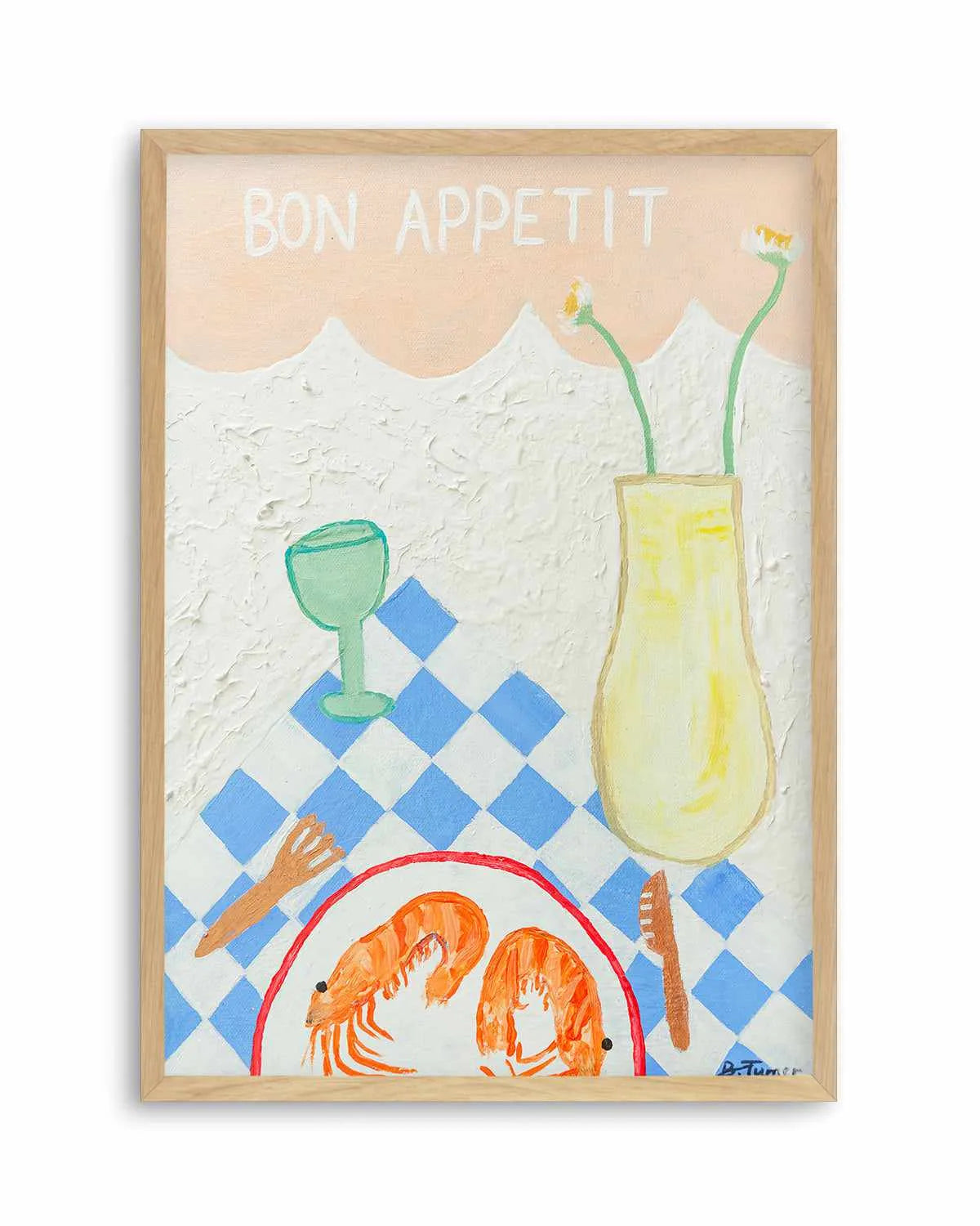 Bon Appetit by Britney Turner Art Print from Olive et Oriel where you can shop wallpaper and artworks online