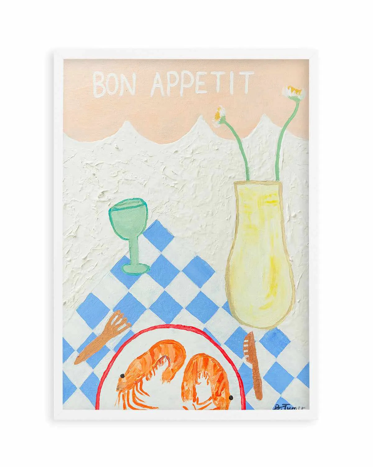 Bon Appetit by Britney Turner Art Print from Olive et Oriel where you can shop wallpaper and artworks online