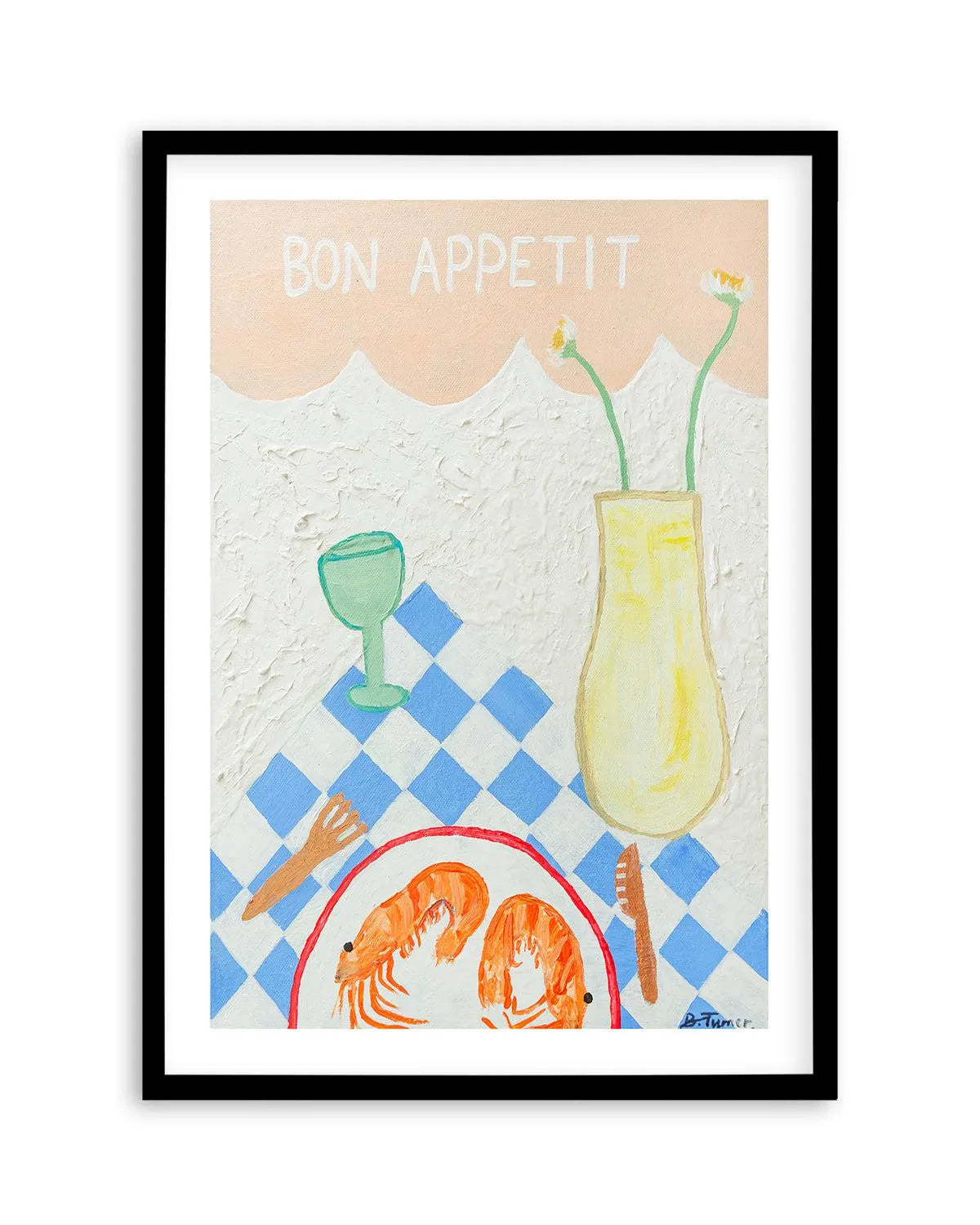 Bon Appetit by Britney Turner Art Print from Olive et Oriel where you can shop wallpaper and artworks online