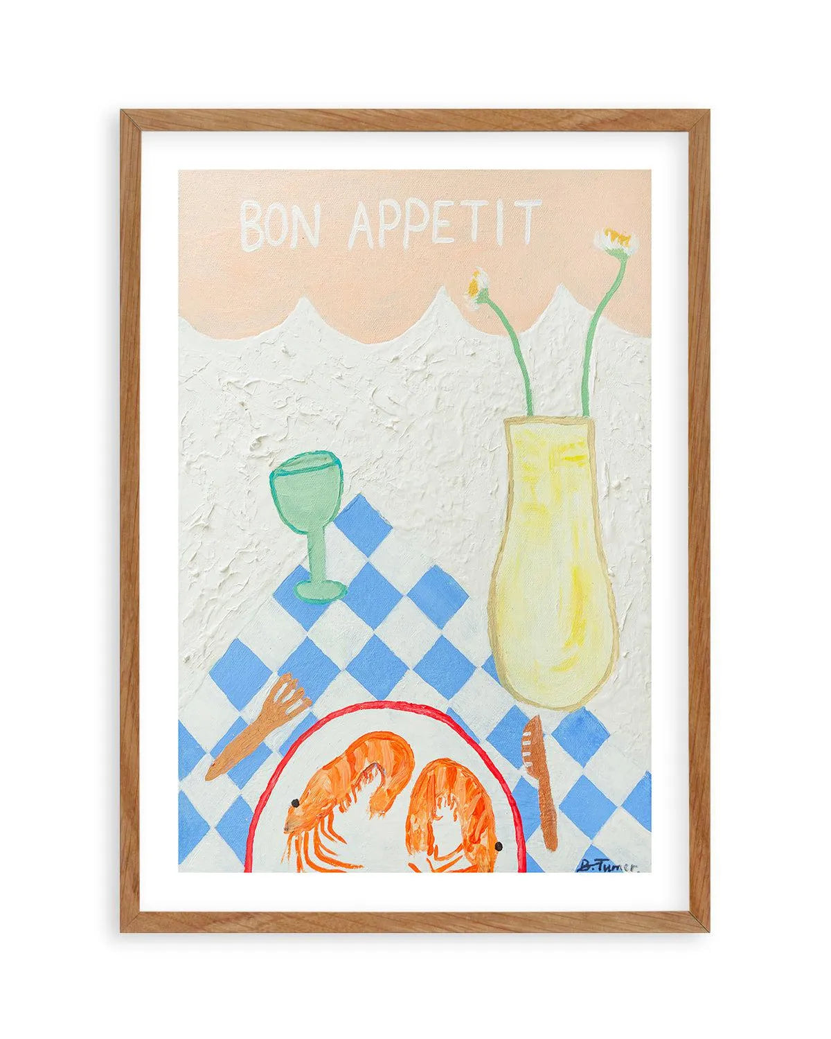 Bon Appetit by Britney Turner Art Print from Olive et Oriel where you can shop wallpaper and artworks online
