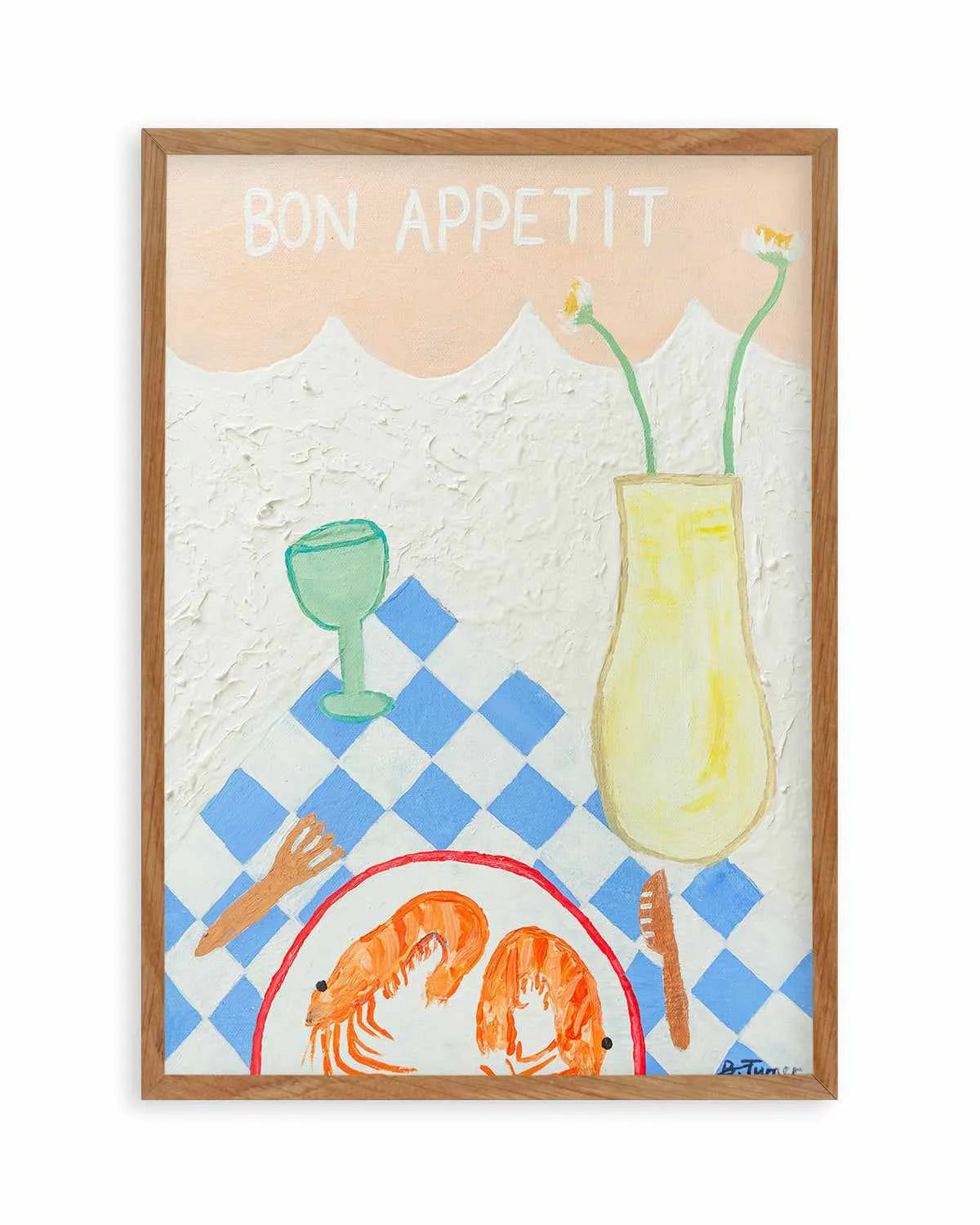 Bon Appetit by Britney Turner Art Print from Olive et Oriel where you can shop wallpaper and artworks online