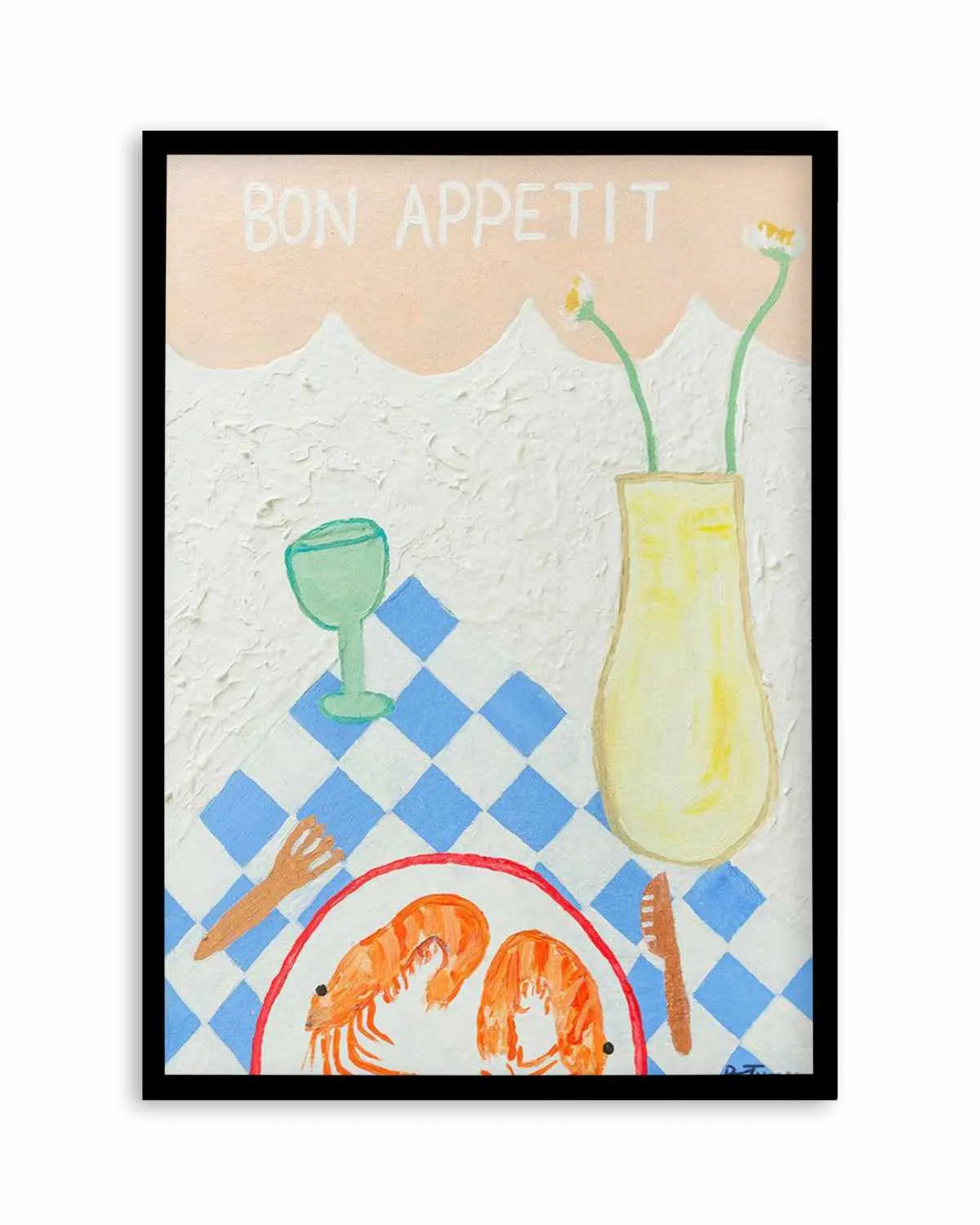 Bon Appetit by Britney Turner Art Print from Olive et Oriel where you can shop wallpaper and artworks online