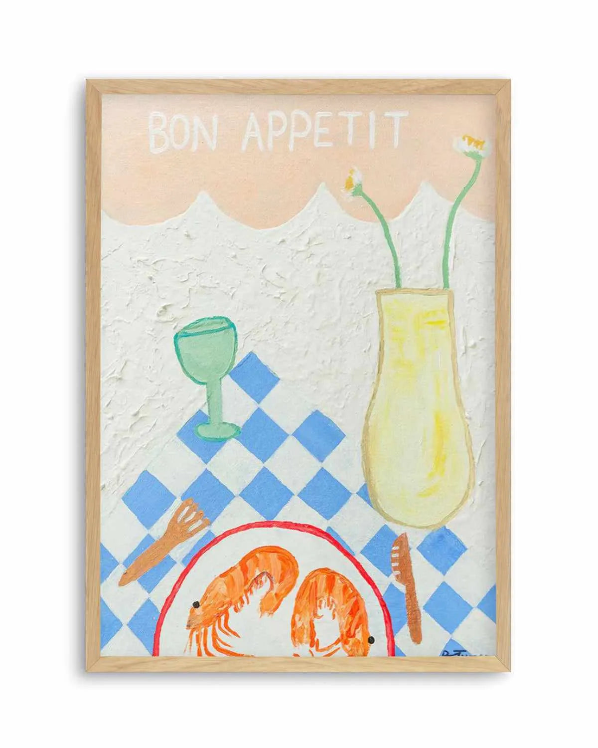 Bon Appetit by Britney Turner Art Print from Olive et Oriel where you can shop wallpaper and artworks online