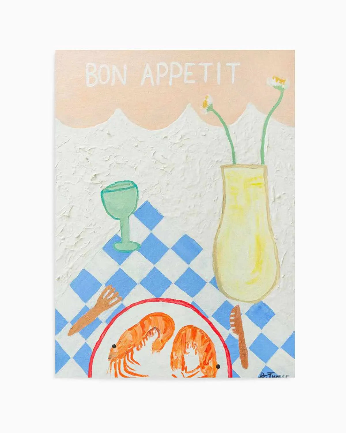 Bon Appetit by Britney Turner Art Print from Olive et Oriel where you can shop wallpaper and artworks online