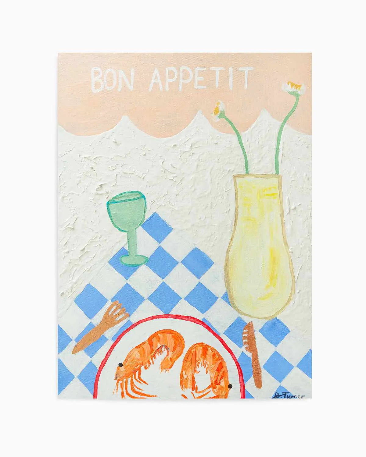 Bon Appetit by Britney Turner Art Print from Olive et Oriel where you can shop wallpaper and artworks online