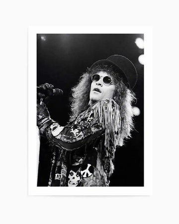 Bon Jovi | Tony Mott Collection Art Print black black & white art print