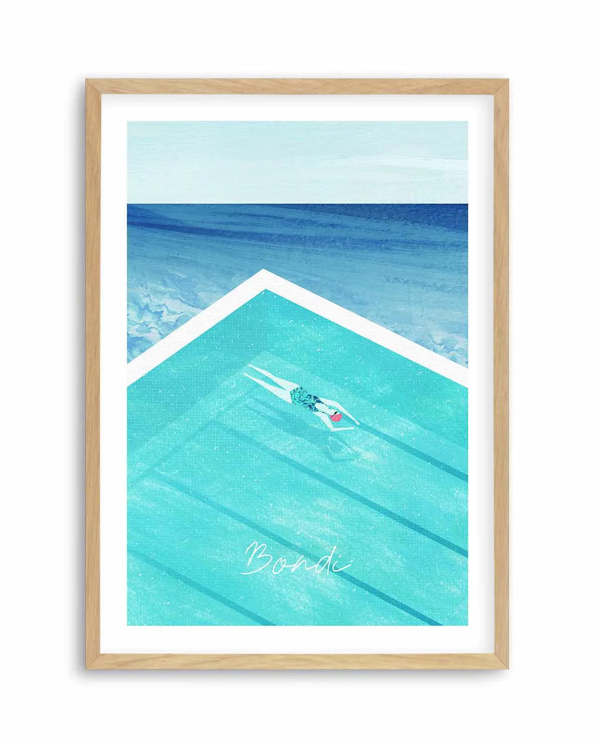 Bondi by Henry Rivers Art Print from Olive et Oriel where you can shop wallpaper and artworks online