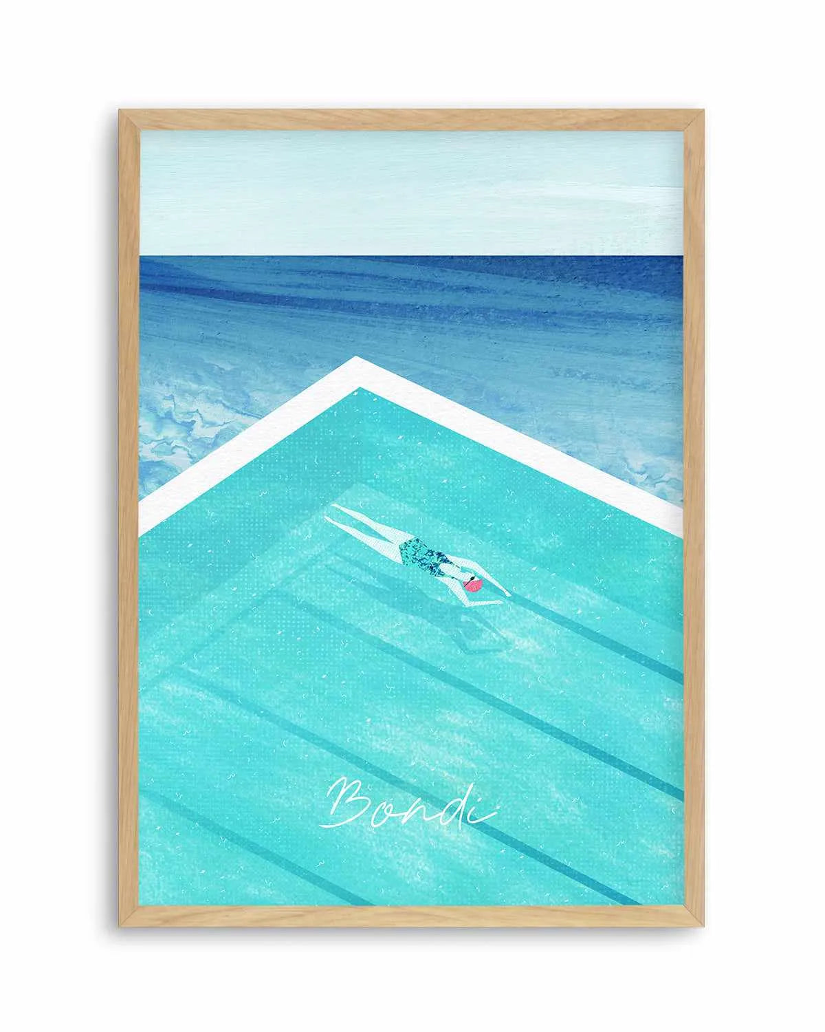 Bondi by Henry Rivers Art Print from Olive et Oriel where you can shop wallpaper and artworks online