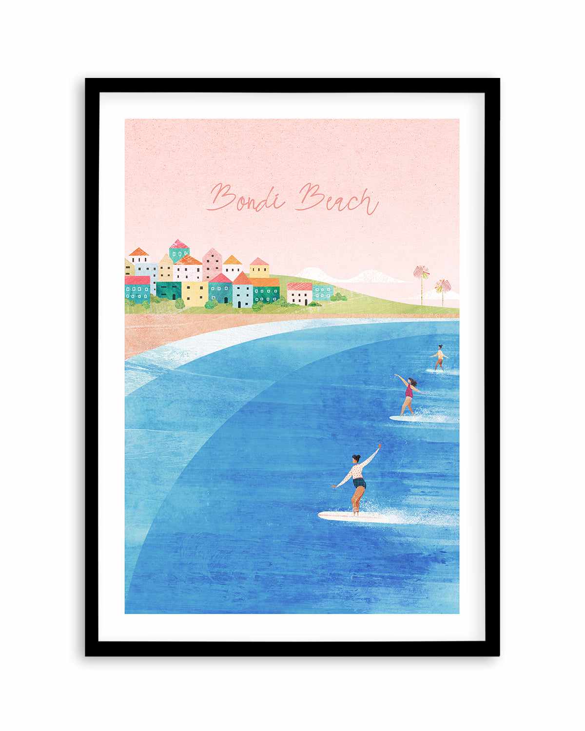 Bondi Beach by Henry Rivers Art Print