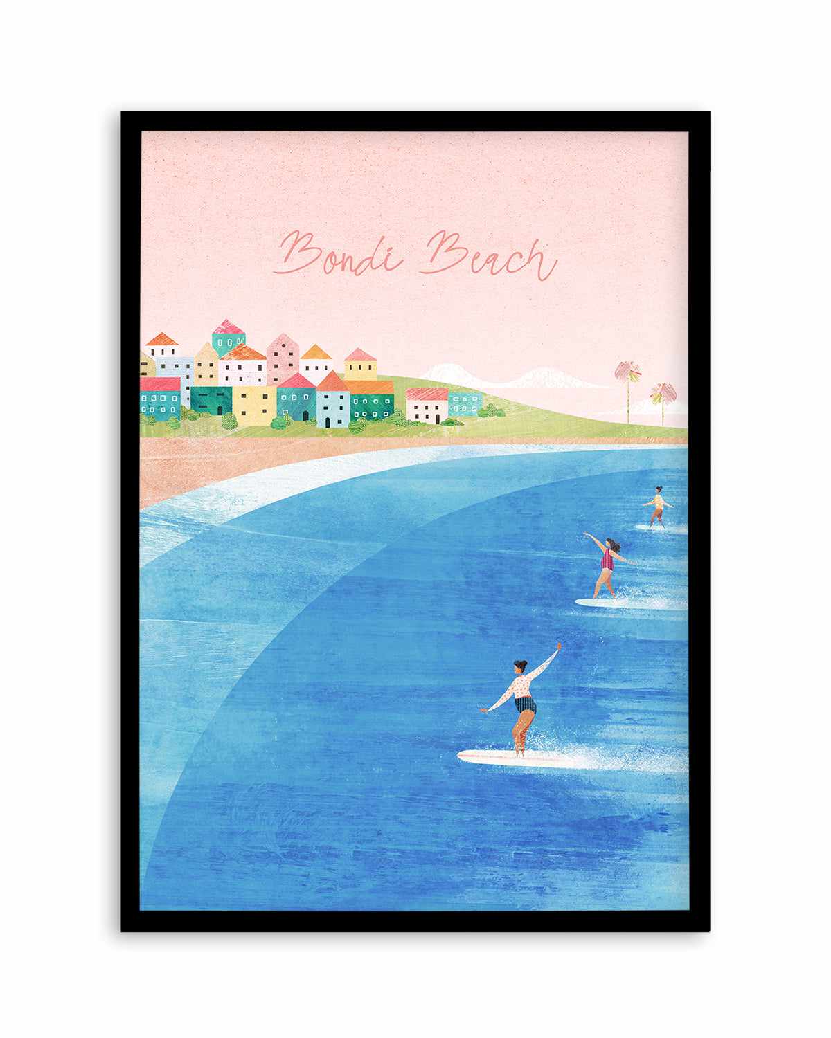 Bondi Beach by Henry Rivers Art Print