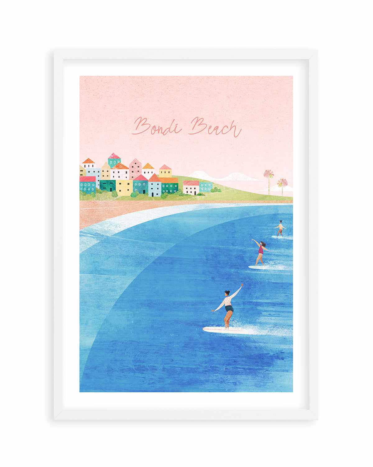 Bondi Beach by Henry Rivers Art Print