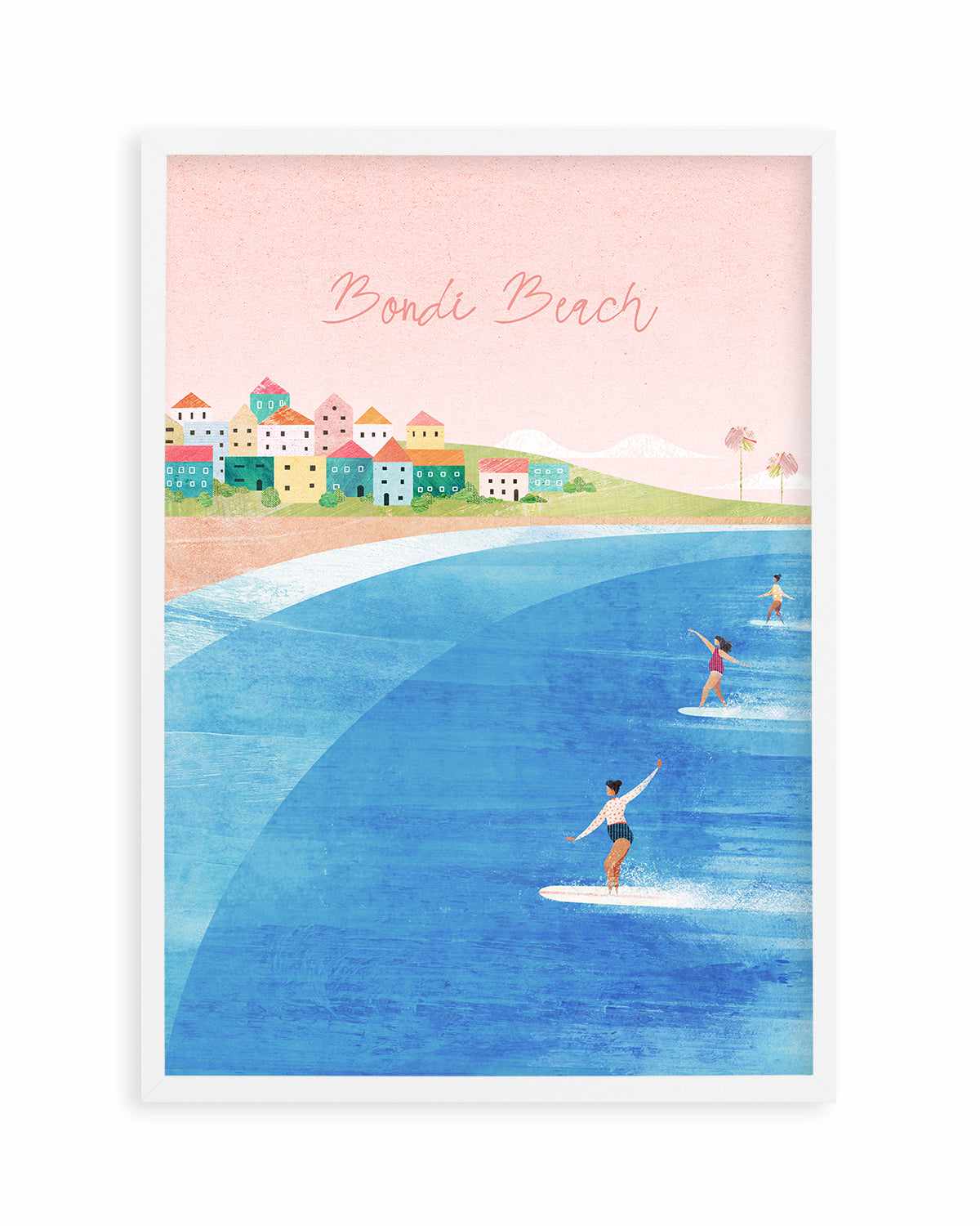 Bondi Beach by Henry Rivers Art Print