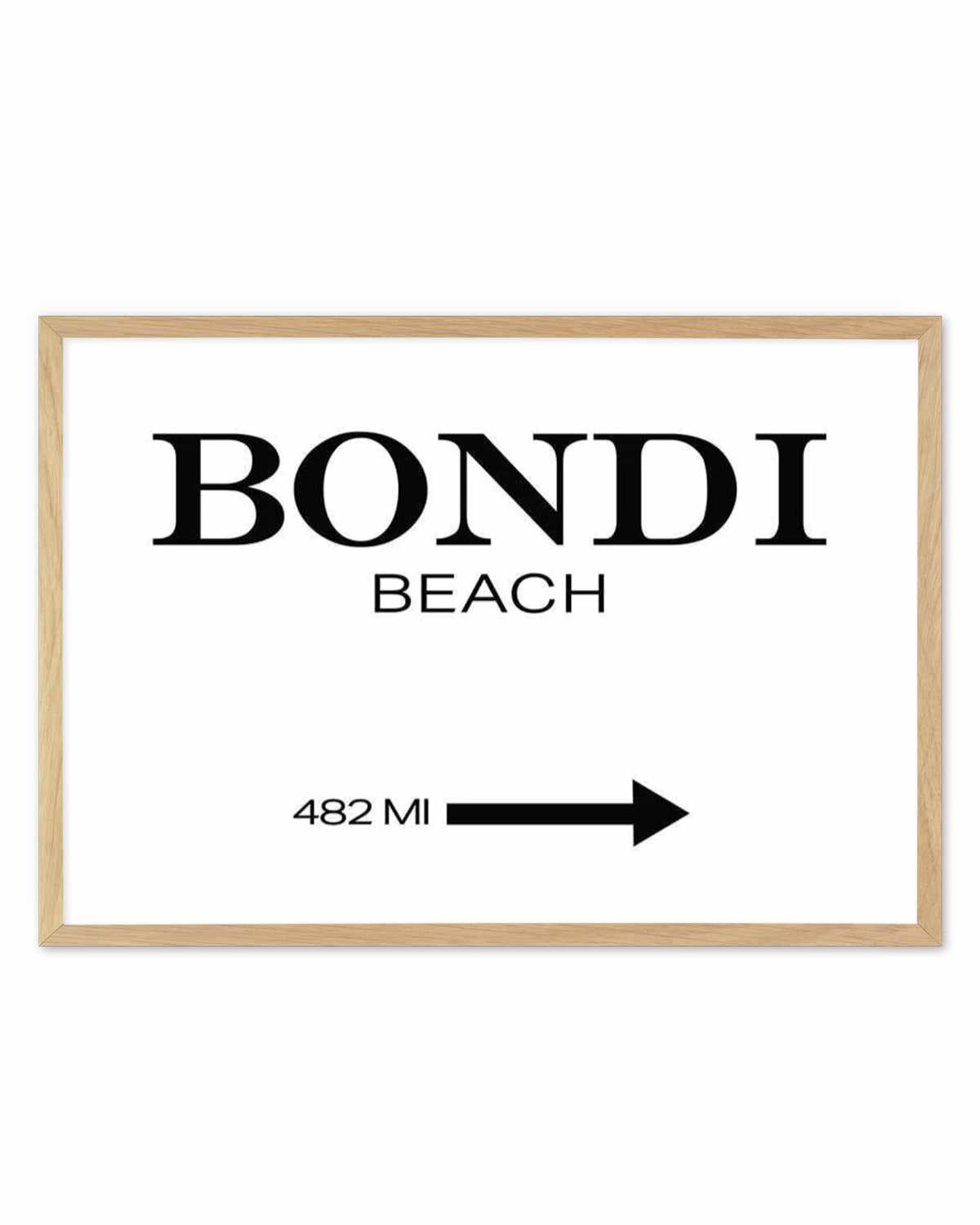 Bondi Beach Art Print