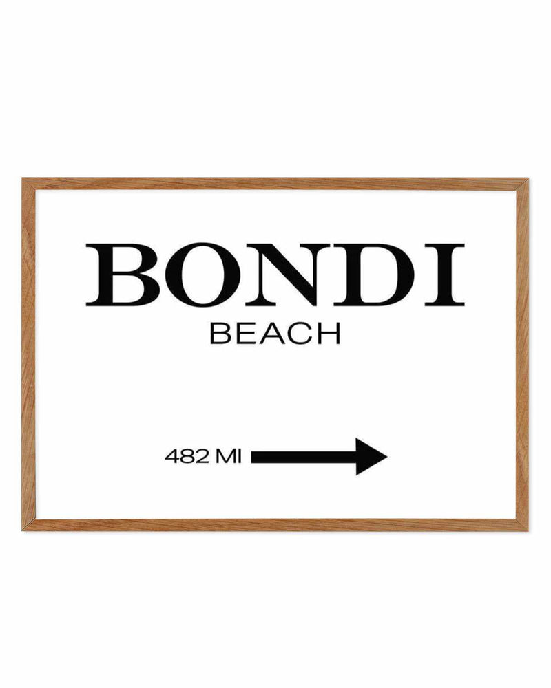 Bondi Beach Art Print