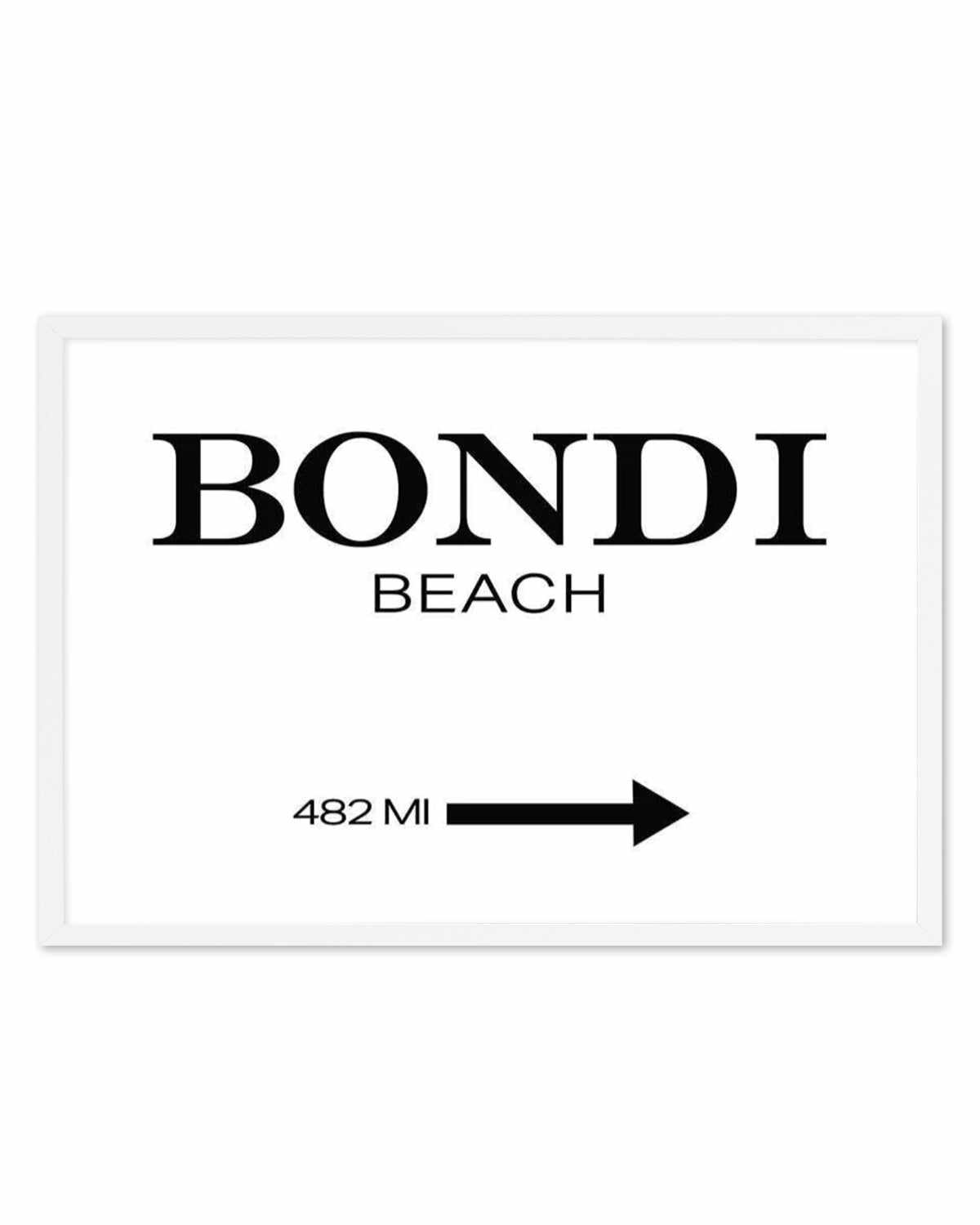 Bondi Beach Art Print