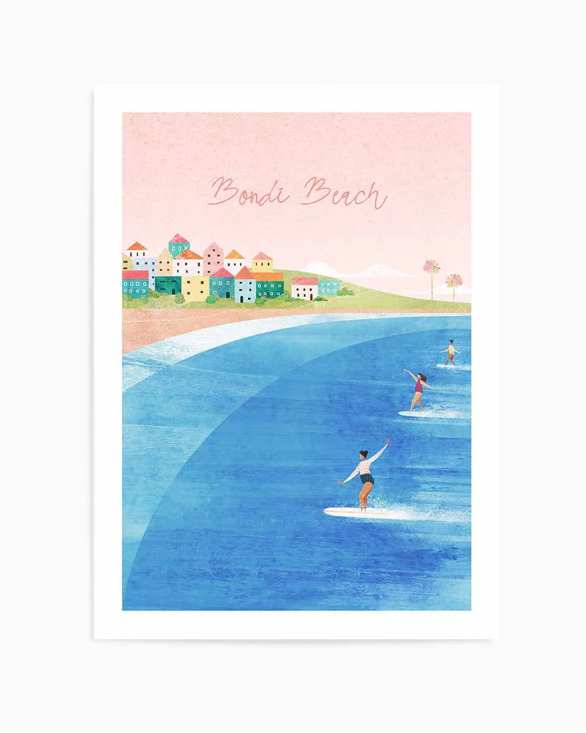 Bondi Beach by Henry Rivers Art Print from Olive et Oriel where you can shop wallpaper and artworks online