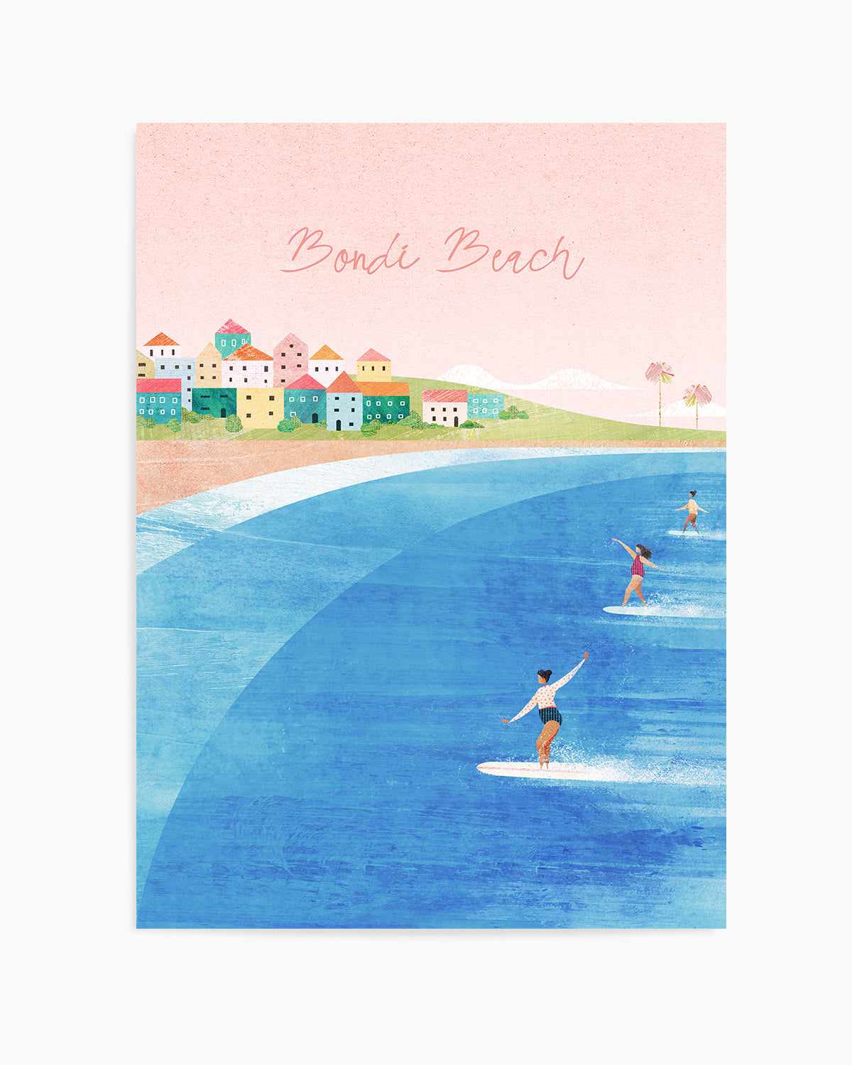 Bondi Beach by Henry Rivers Art Print