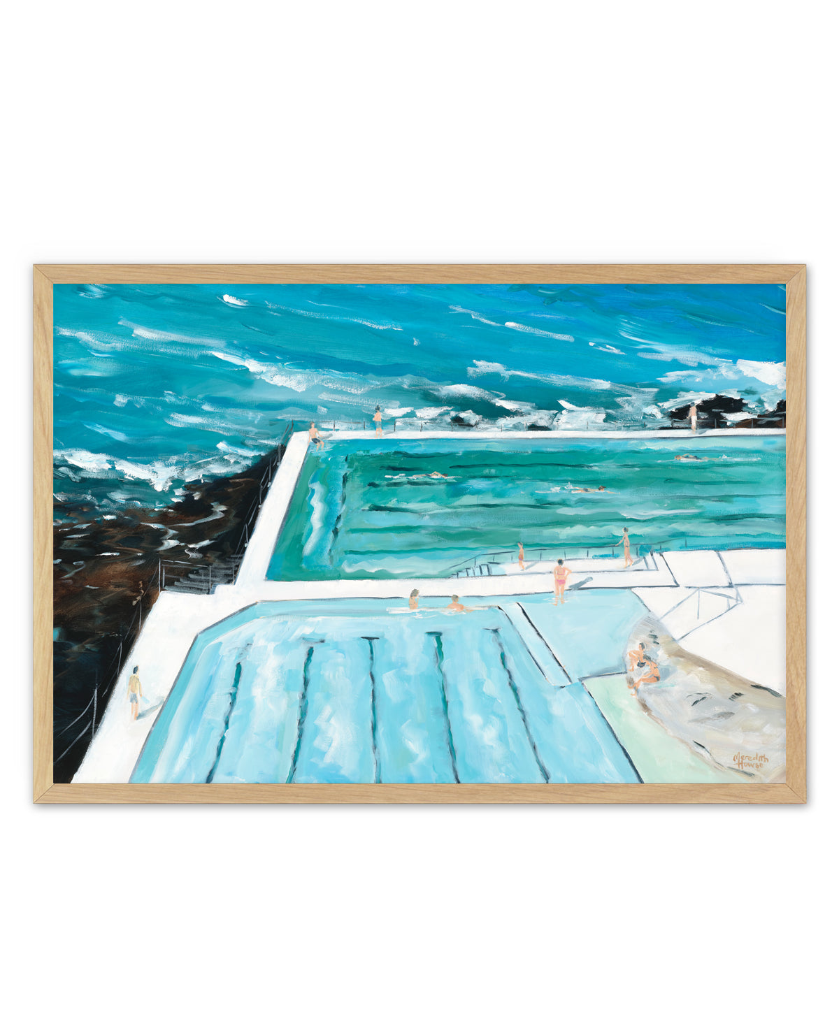 Bondi Icebergs Swim by Meredith Howse | Art Print
