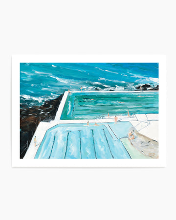 Bondi Icebergs Swim by Meredith Howse | Art Print