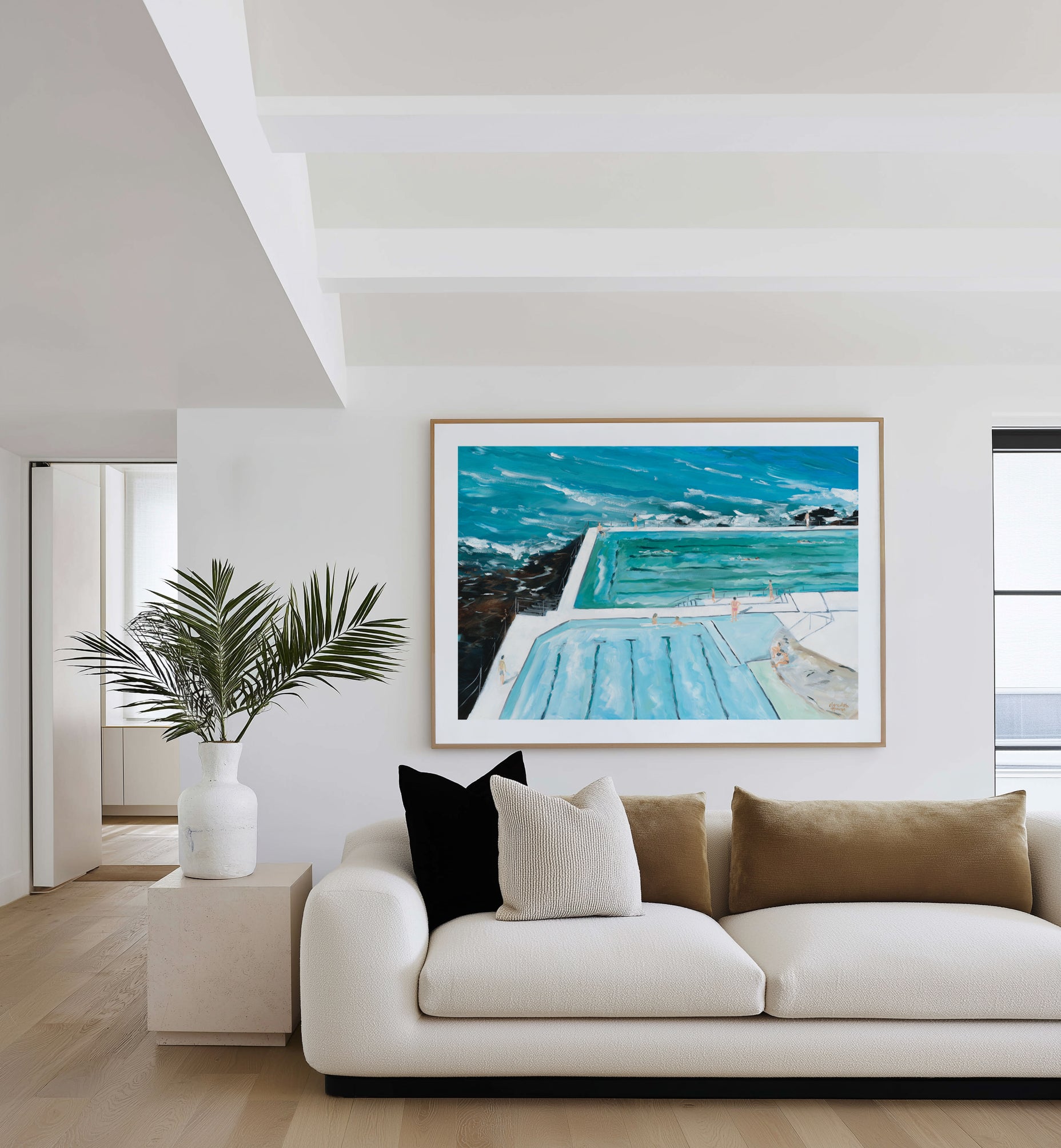 Bondi Icebergs Swim by Meredith Howse | Art Print