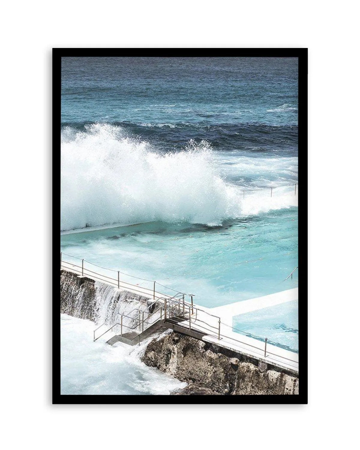 Bondi Icebergs Pool from Olive et Oriel where you can shop wallpaper and artworks online