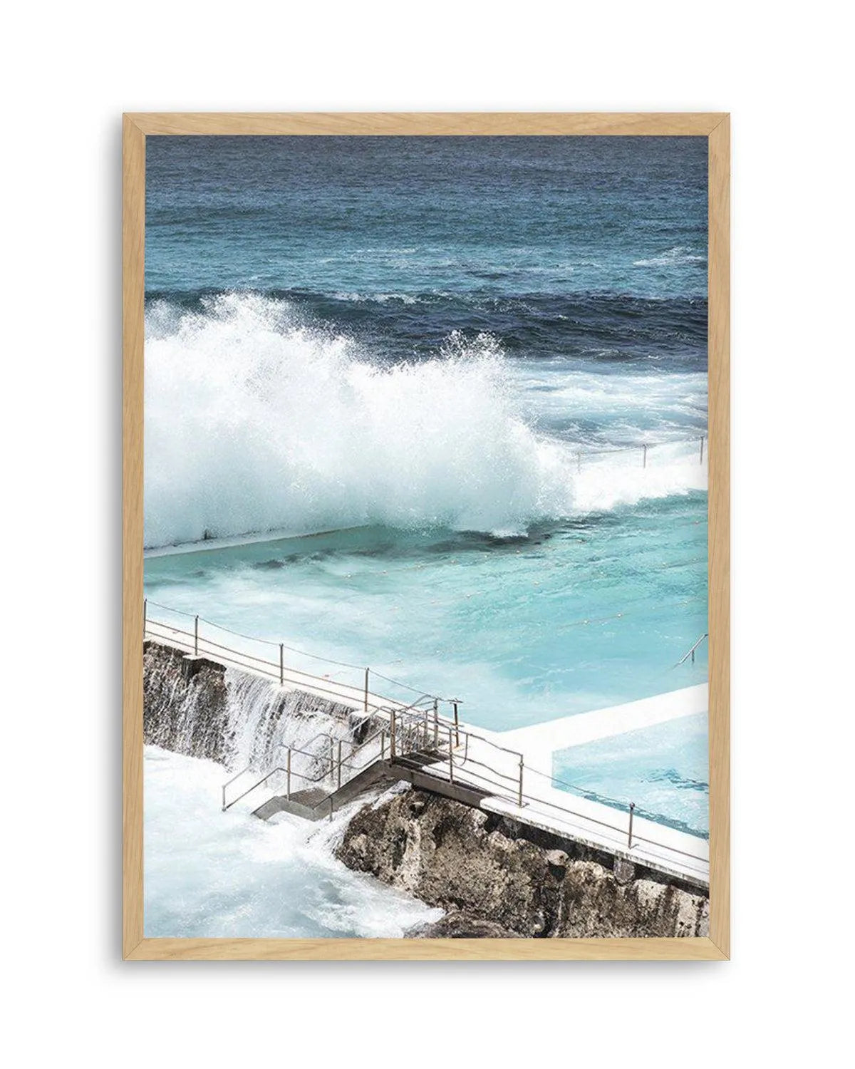Bondi Icebergs Pool from Olive et Oriel where you can shop wallpaper and artworks online