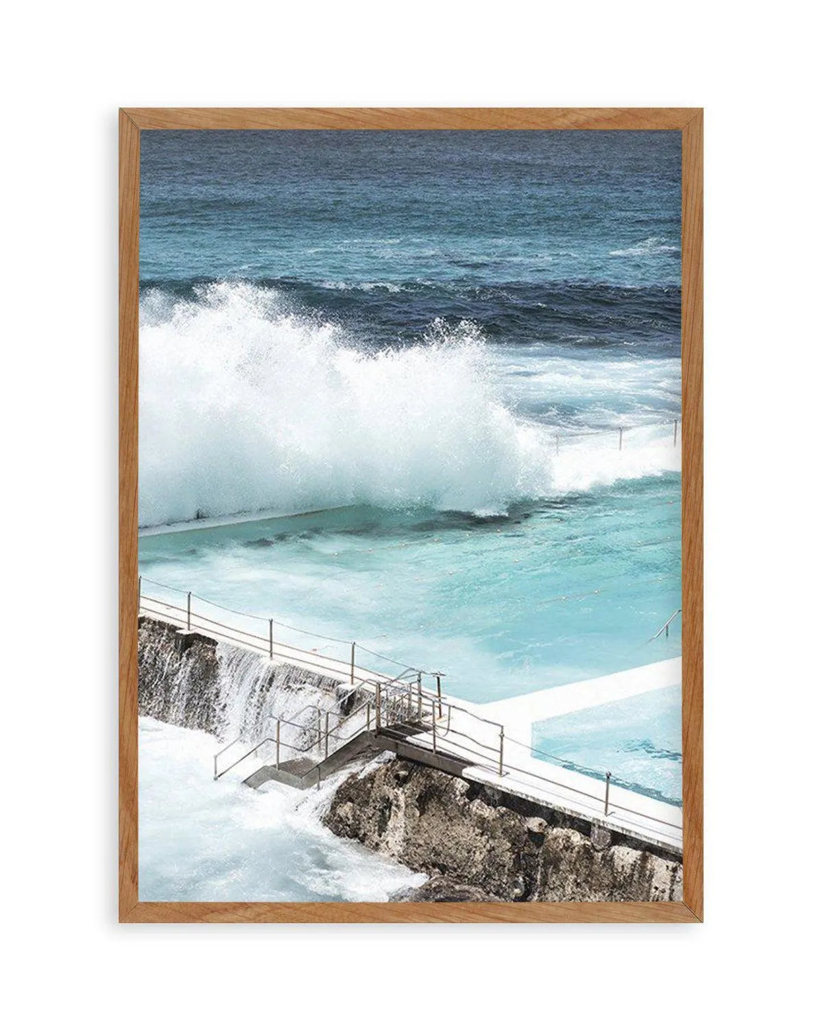 Bondi Icebergs Pool from Olive et Oriel where you can shop wallpaper and artworks online