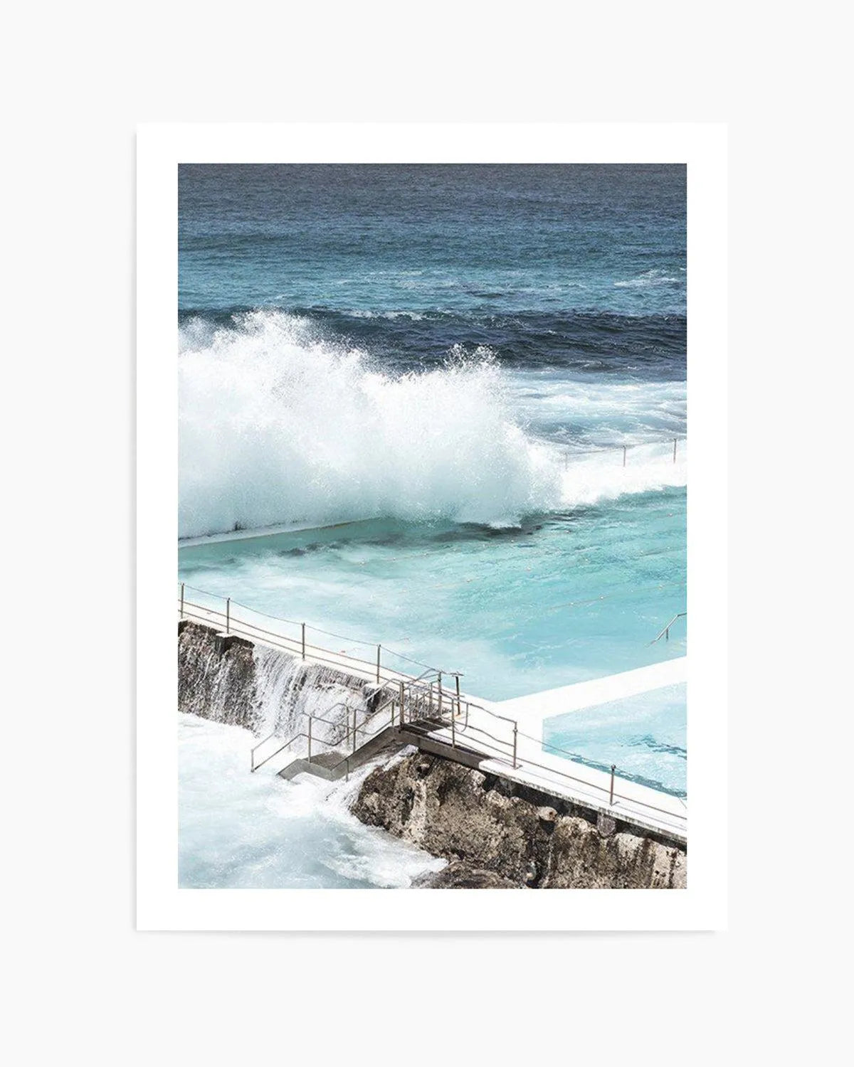 Bondi Icebergs Pool from Olive et Oriel where you can shop wallpaper and artworks online