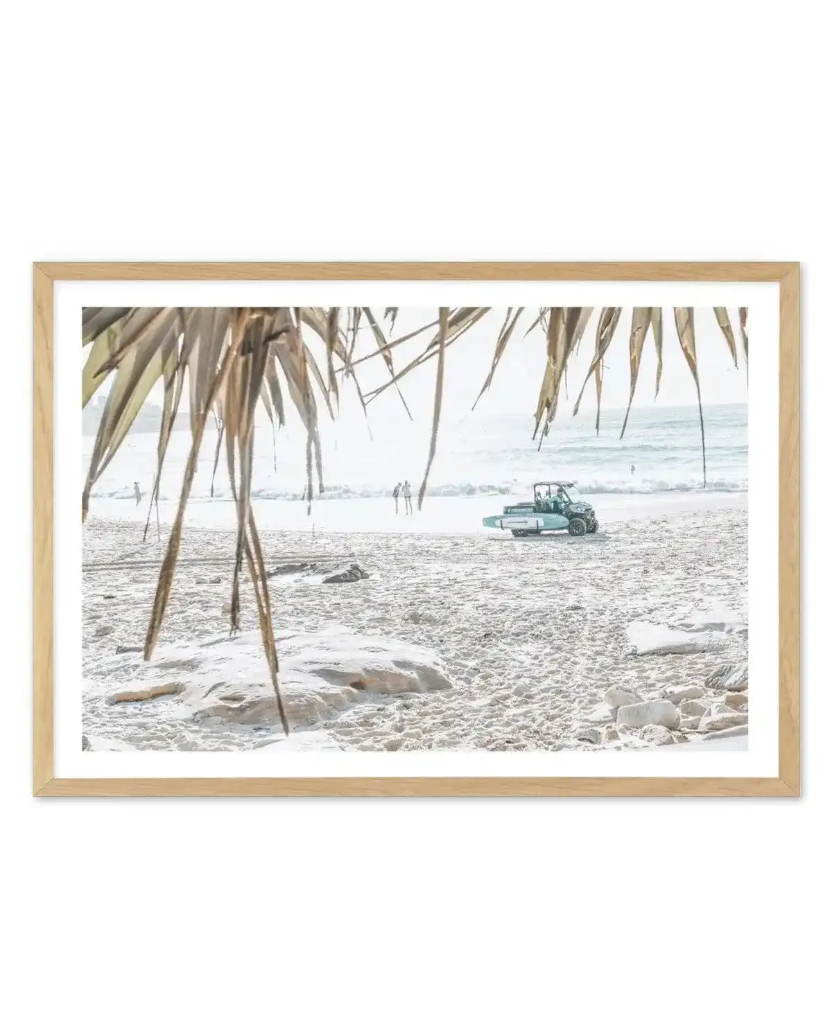 Bondi Lifeguard Art Print-PRINT-Olive et Oriel-Olive et Oriel-A5 | 5.8" x 8.3" | 14.8 x 21cm-Oak-With White Border-Buy-Australian-Art-Prints-Online-with-Olive-et-Oriel-Your-Artwork-Specialists-Austrailia-Decorate-With-Coastal-Photo-Wall-Art-Prints-From-Our-Beach-House-Artwork-Collection-Fine-Poster-and-Framed-Artwork