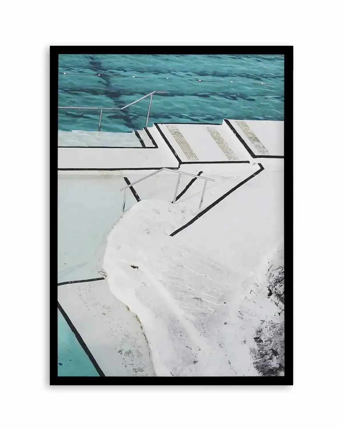 Bondi Pool View Art Print from Olive et Oriel where you can shop wallpaper and artworks online