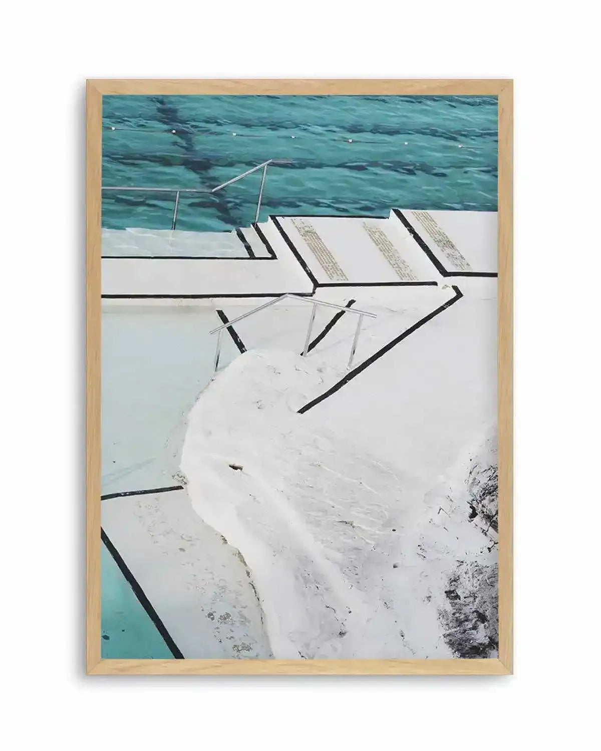 Bondi Pool View Art Print from Olive et Oriel where you can shop wallpaper and artworks online