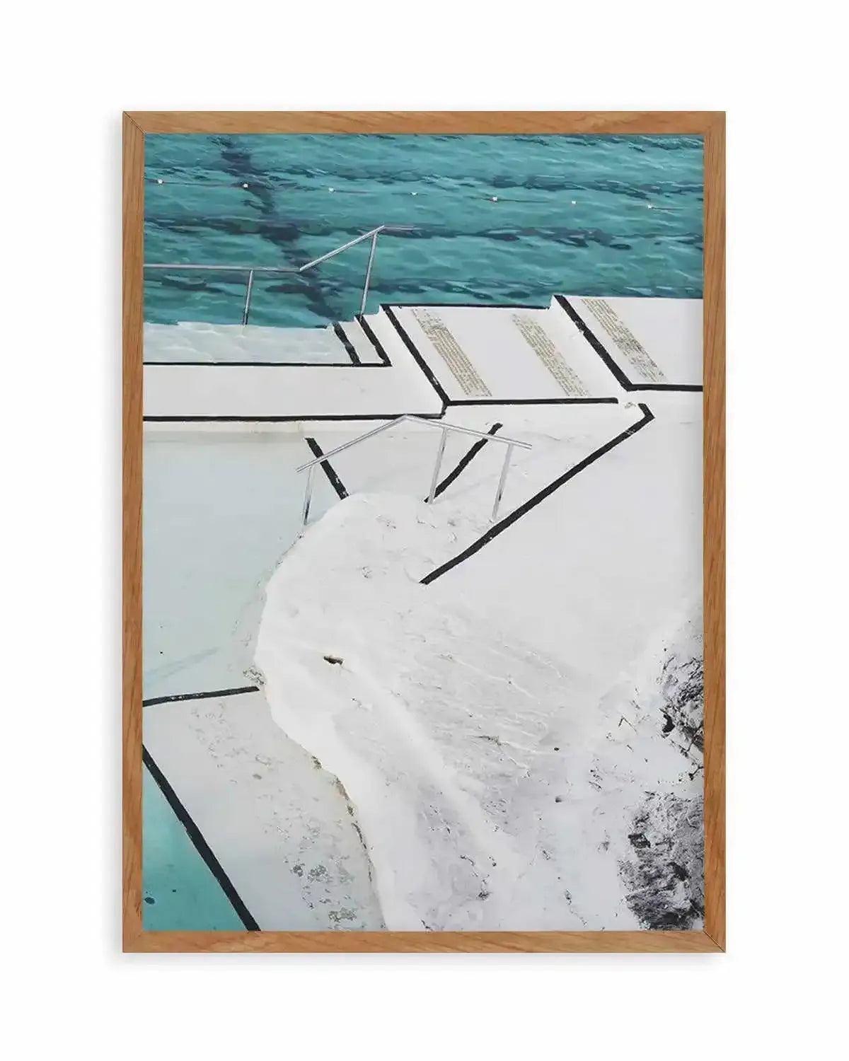 Bondi Pool View Art Print from Olive et Oriel where you can shop wallpaper and artworks online