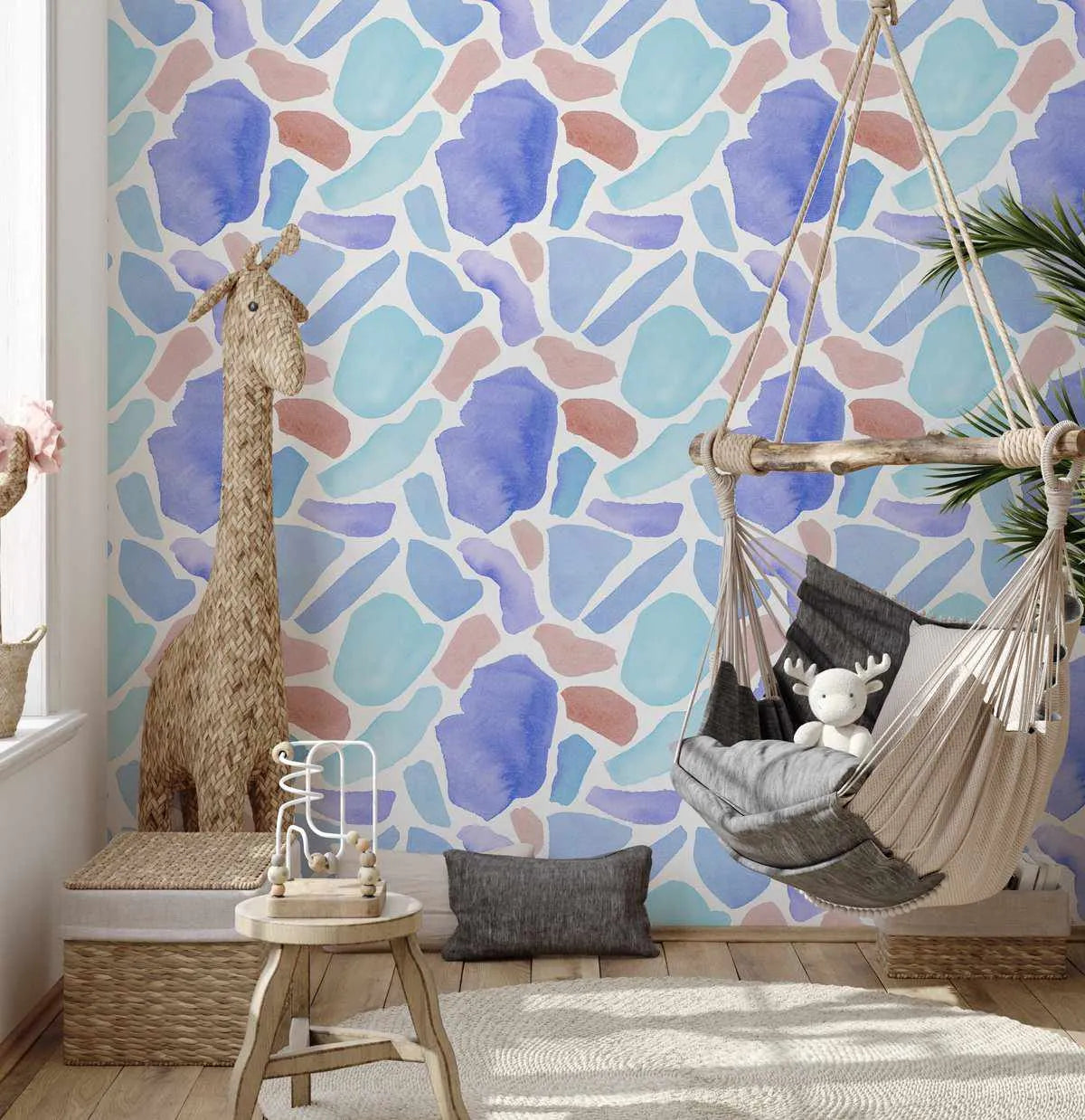 Bondi Terrazzo Wallpaper-Wallpaper-Buy Kids Removable Wallpaper Online Our Custom Made Children√¢‚Ç¨‚Ñ¢s Wallpapers Are A Fun Way To Decorate And Enhance Boys Bedroom Decor And Girls Bedrooms They Are An Amazing Addition To Your Kids Bedroom Walls Our Collection of Kids Wallpaper Is Sure To Transform Your Kids Rooms Interior Style From Pink Wallpaper To Dinosaur Wallpaper Even Marble Wallpapers For Teen Boys Shop Peel And Stick Wallpaper Online Today With Olive et Oriel