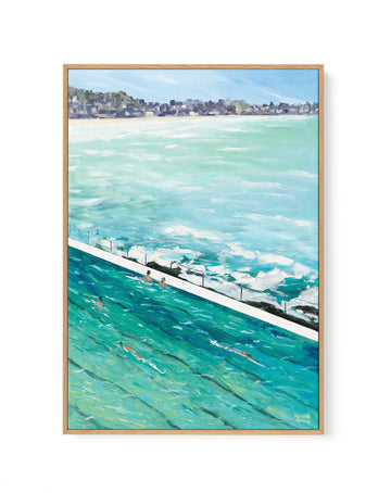 Bondi View by Meredith Howse | Framed Canvas Wall Art
