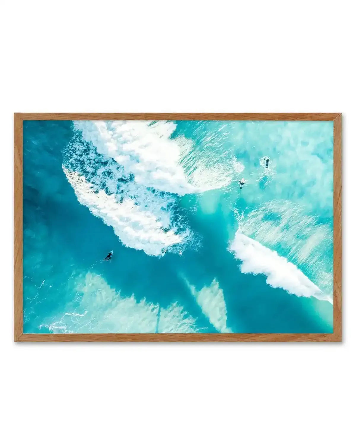 Bondi Waves II Art Print-PRINT-Olive et Oriel-Olive et Oriel-50x70 cm | 19.6" x 27.5"-Walnut-With White Border-Buy-Australian-Art-Prints-Online-with-Olive-et-Oriel-Your-Artwork-Specialists-Austrailia-Decorate-With-Coastal-Photo-Wall-Art-Prints-From-Our-Beach-House-Artwork-Collection-Fine-Poster-and-Framed-Artwork