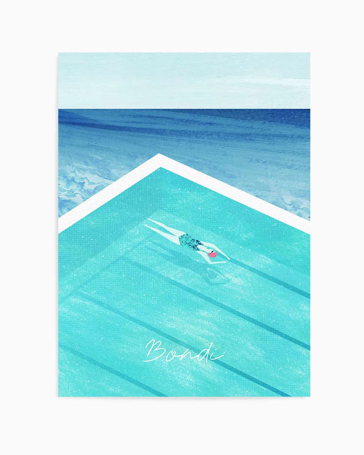 Bondi by Henry Rivers Art Print from Olive et Oriel where you can shop wallpaper and artworks online