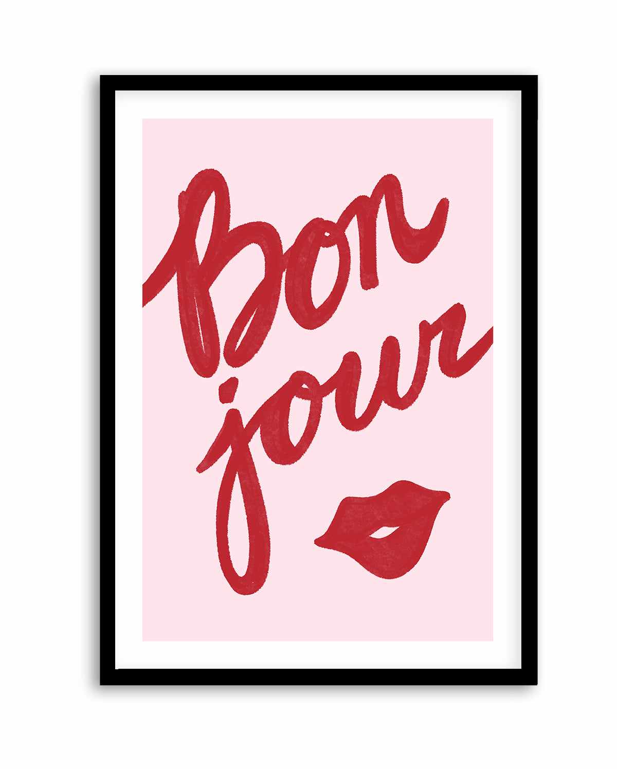 Bonjour Lip By Athene Fritsch | Art Print