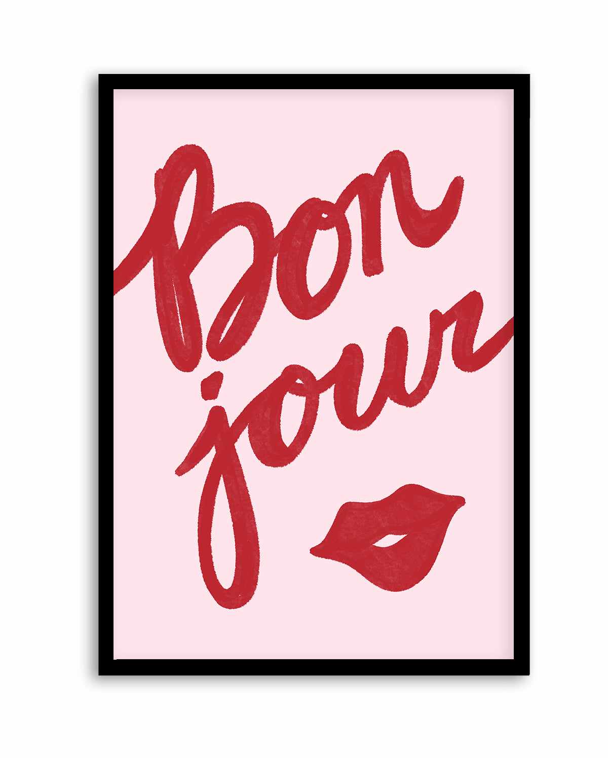 Bonjour Lip By Athene Fritsch | Art Print