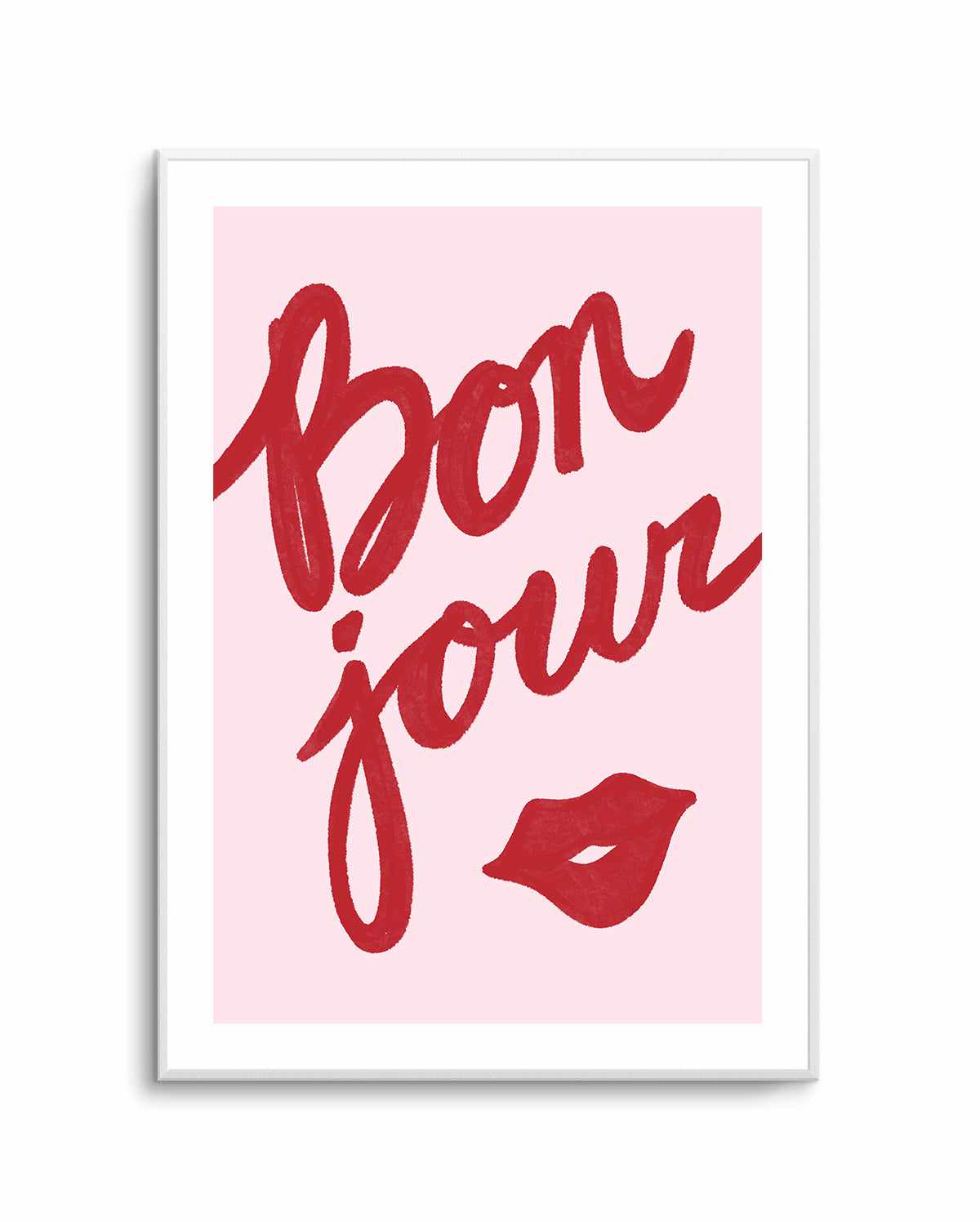 Bonjour Lip By Athene Fritsch | Art Print